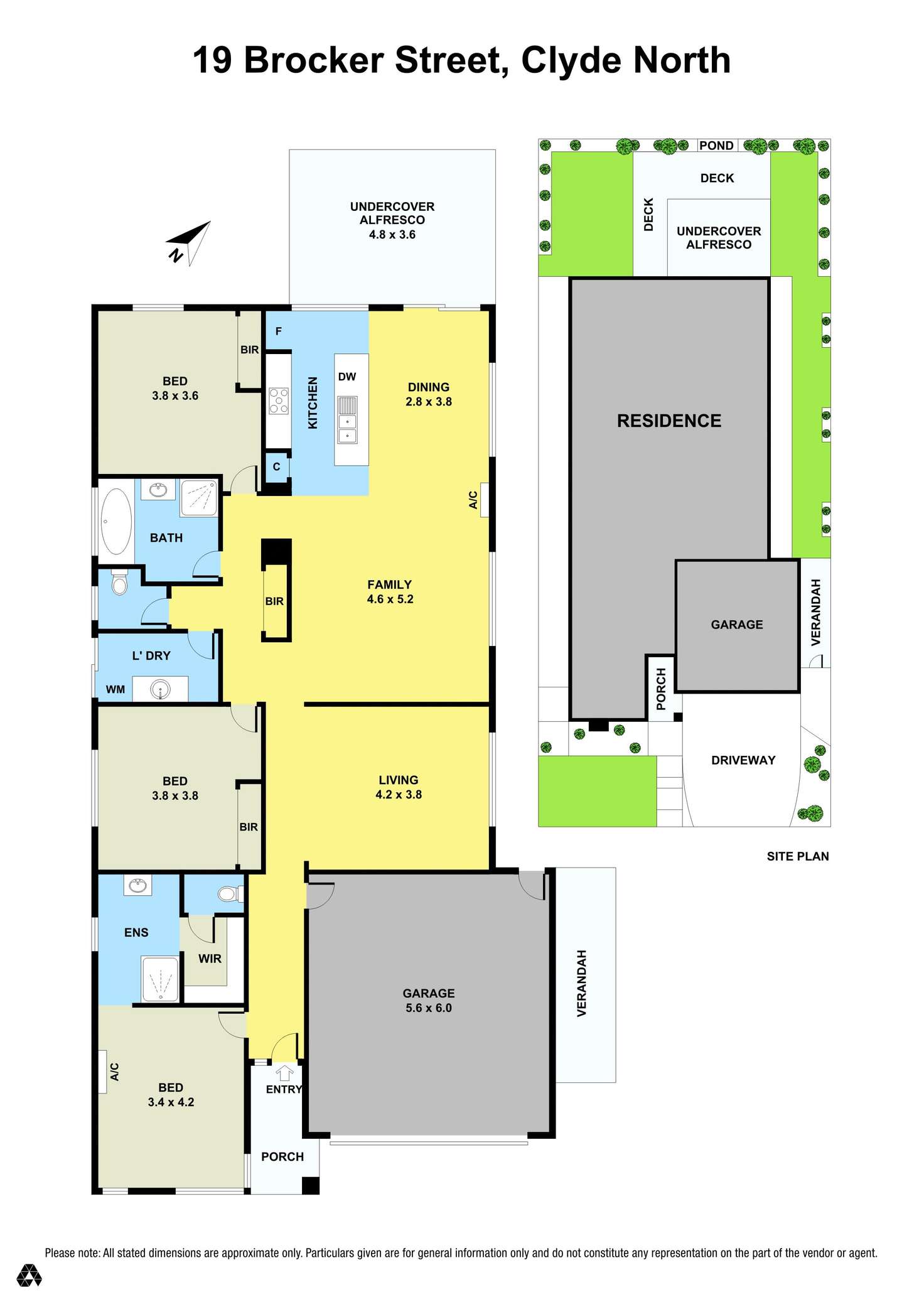 Floorplan of Homely house listing, 19 Brocker Street, Clyde North VIC 3978