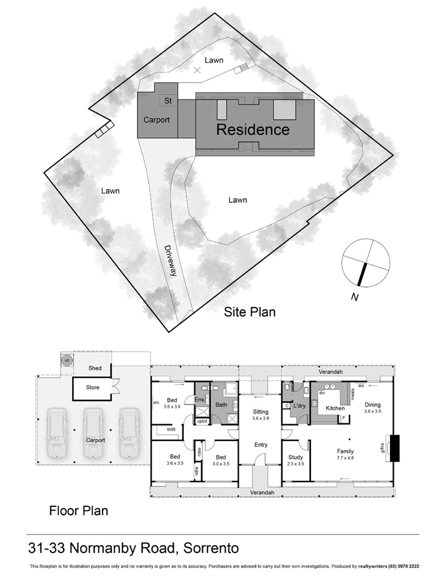 Floorplan of Homely house listing, 31-33 Normanby Road, Sorrento VIC 3943