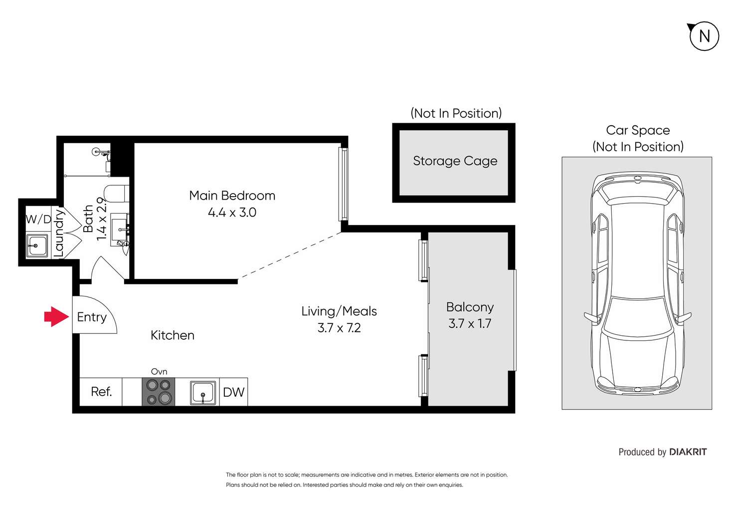 Floorplan of Homely apartment listing, 202/15 Small Street, Hampton VIC 3188