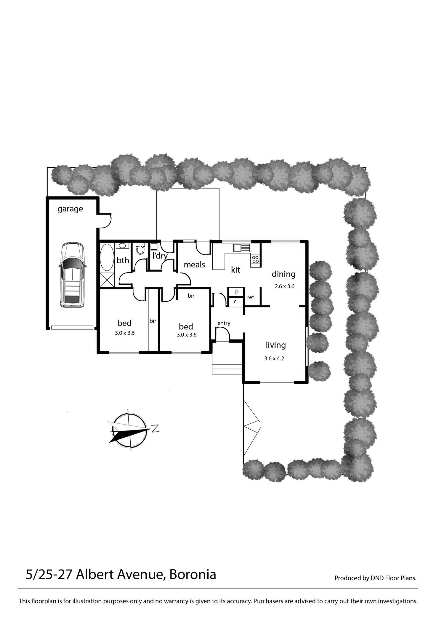 Floorplan of Homely unit listing, 5/25 - 27 Albert Avenue, Boronia VIC 3155