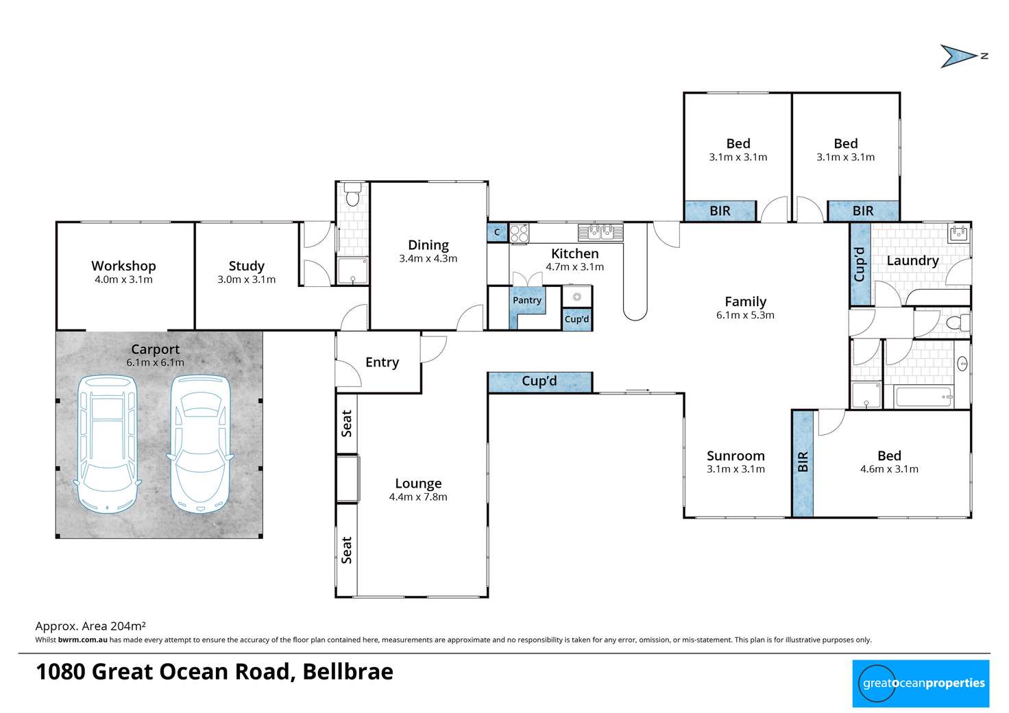 Floorplan of Homely mixedFarming listing, 1080 Great Ocean Road, Bellbrae VIC 3228