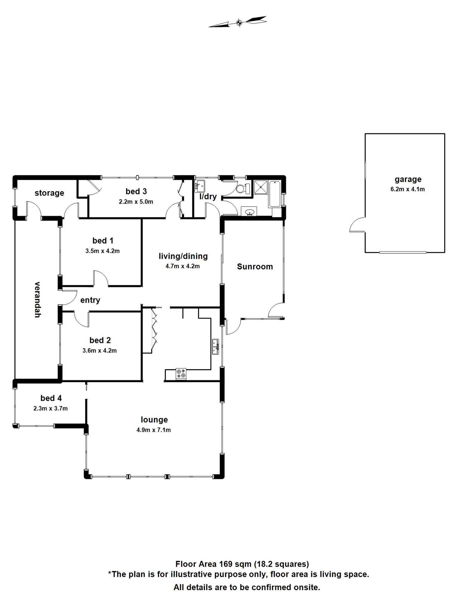 Floorplan of Homely house listing, 1 Convention Avenue, Belgrave Heights VIC 3160