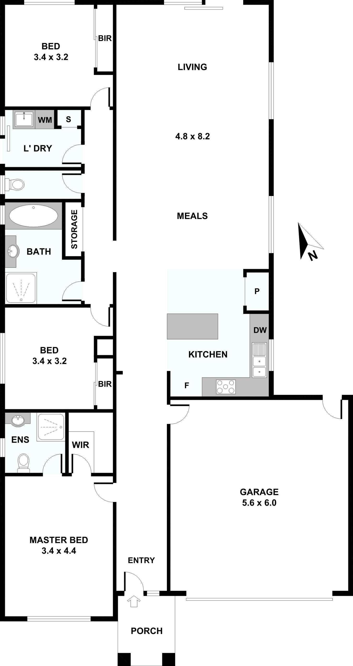Floorplan of Homely house listing, 26 Macarthur Way, Mickleham VIC 3064