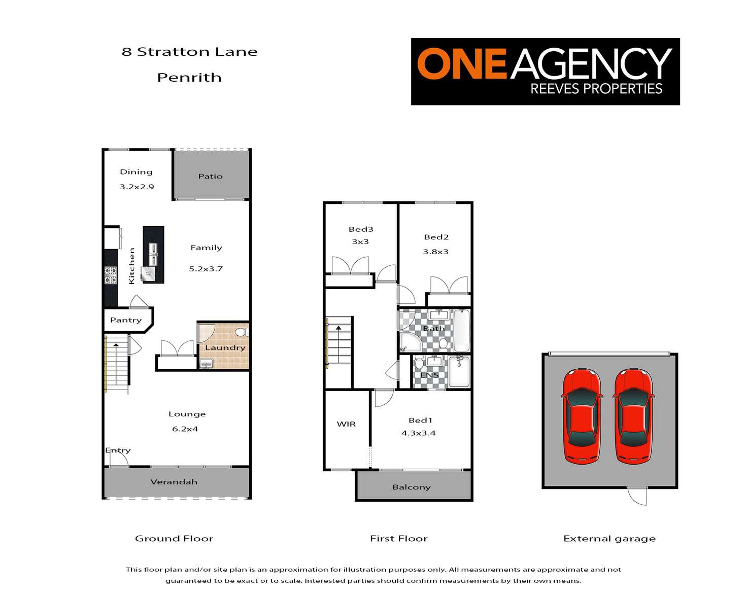 Floorplan of Homely house listing, 8 Stratton Lane, Penrith NSW 2750