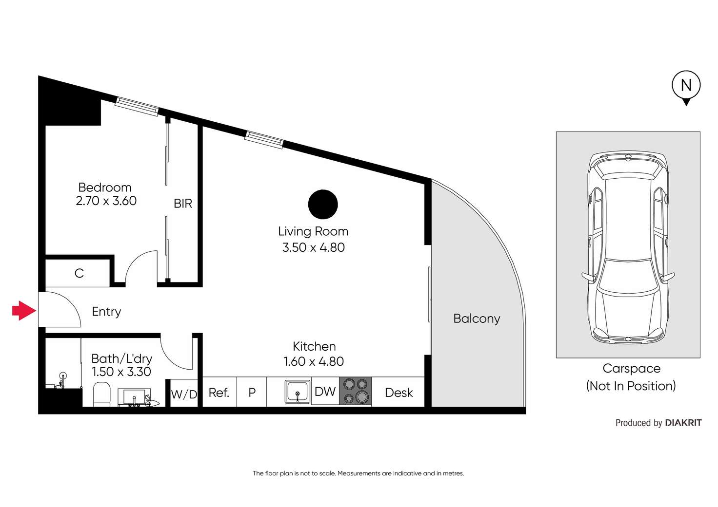 Floorplan of Homely apartment listing, 706/15 Clifton Street, Prahran VIC 3181
