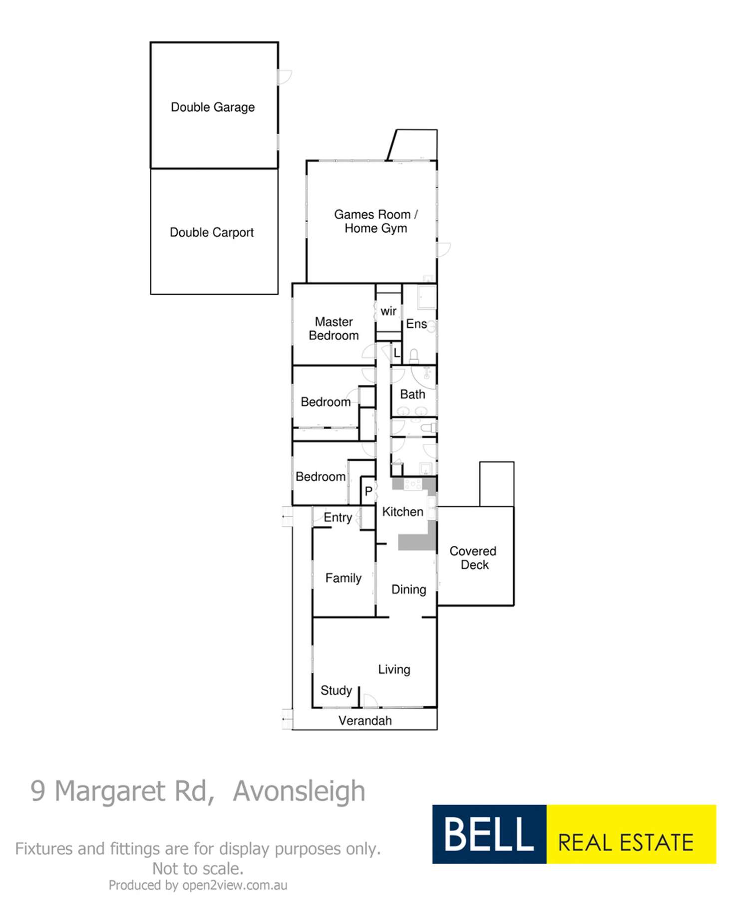 Floorplan of Homely house listing, 9 Margaret Road, Avonsleigh VIC 3782