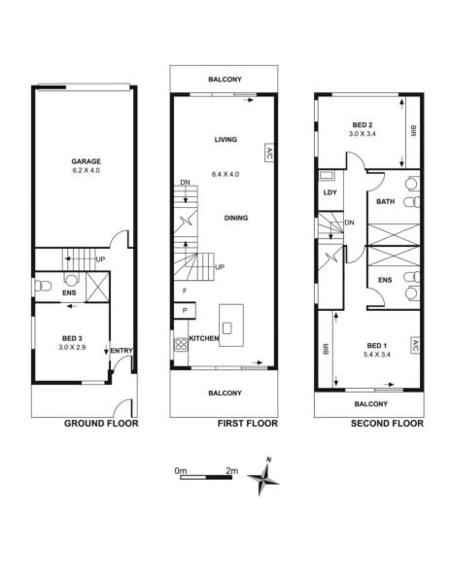 Floorplan of Homely townhouse listing, 545 Heidelberg Road, Alphington VIC 3078