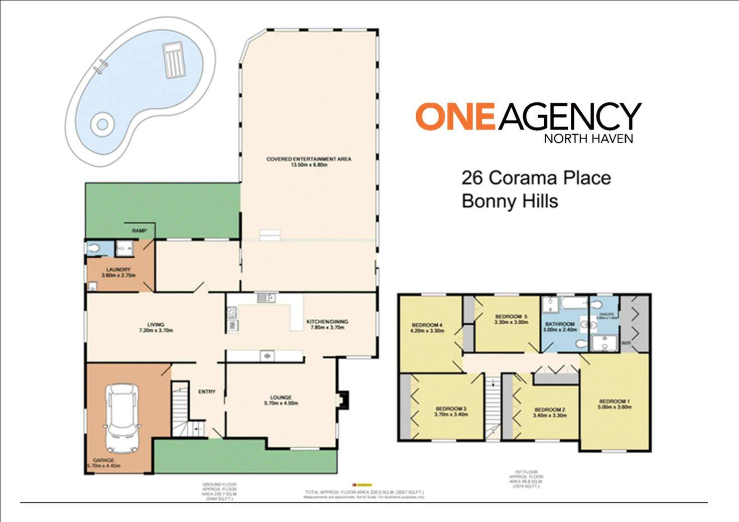 Floorplan of Homely house listing, 26 Corama Place, Bonny Hills NSW 2445