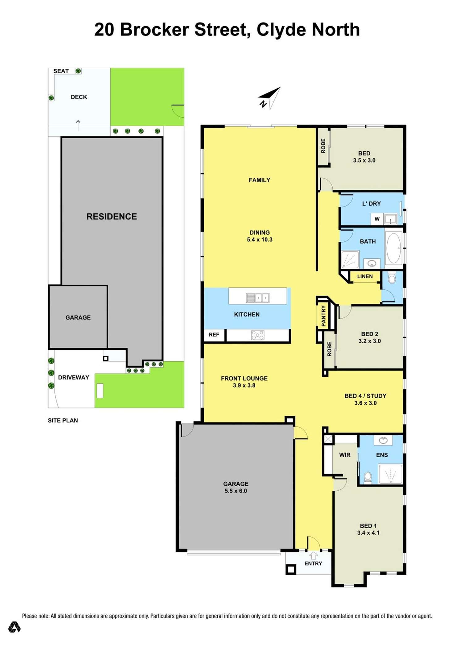 Floorplan of Homely house listing, 20 Brocker Street, Clyde North VIC 3978