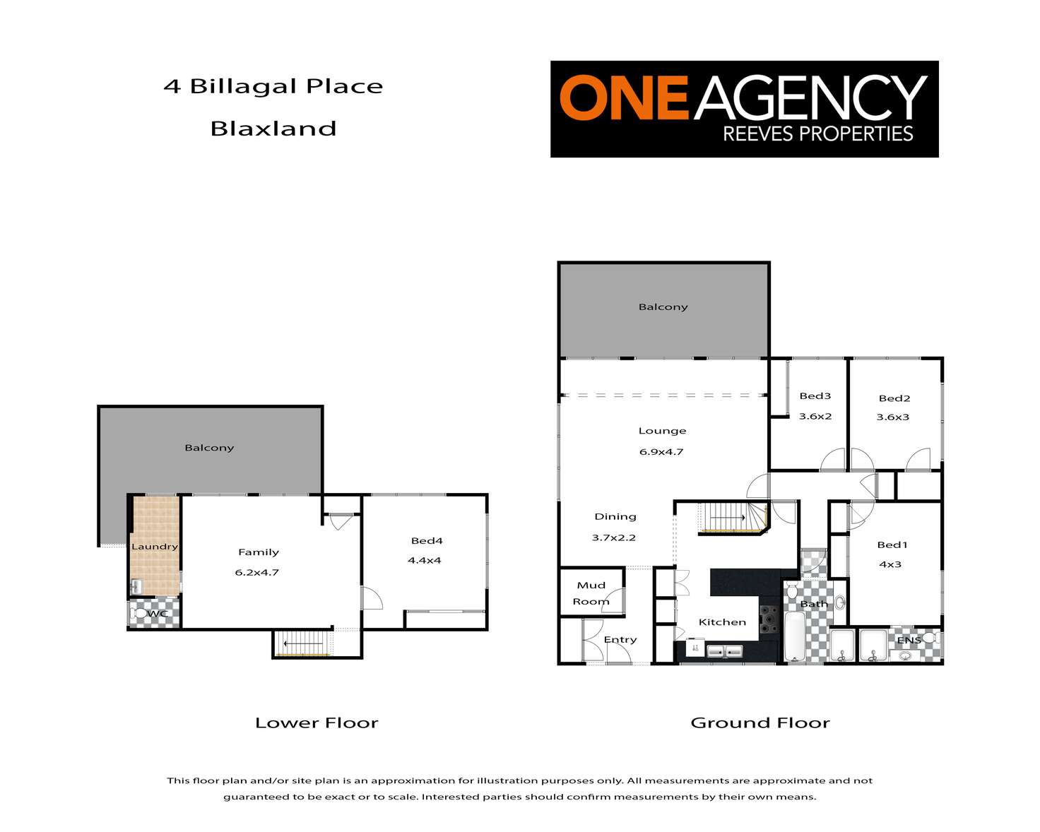 Floorplan of Homely house listing, 4 Billagal Place, Blaxland NSW 2774