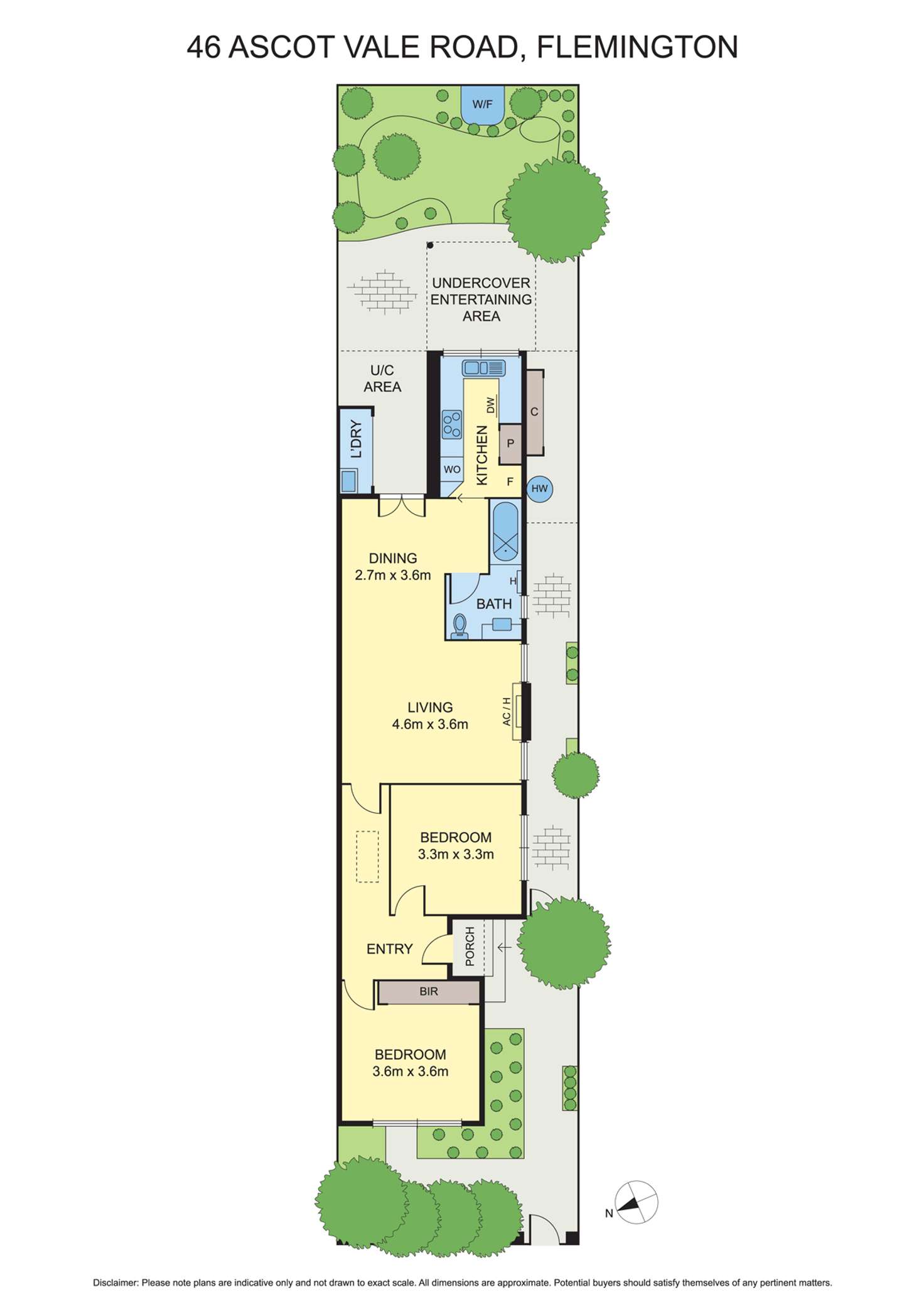 Floorplan of Homely house listing, 46 Ascot Vale Road, Flemington VIC 3031