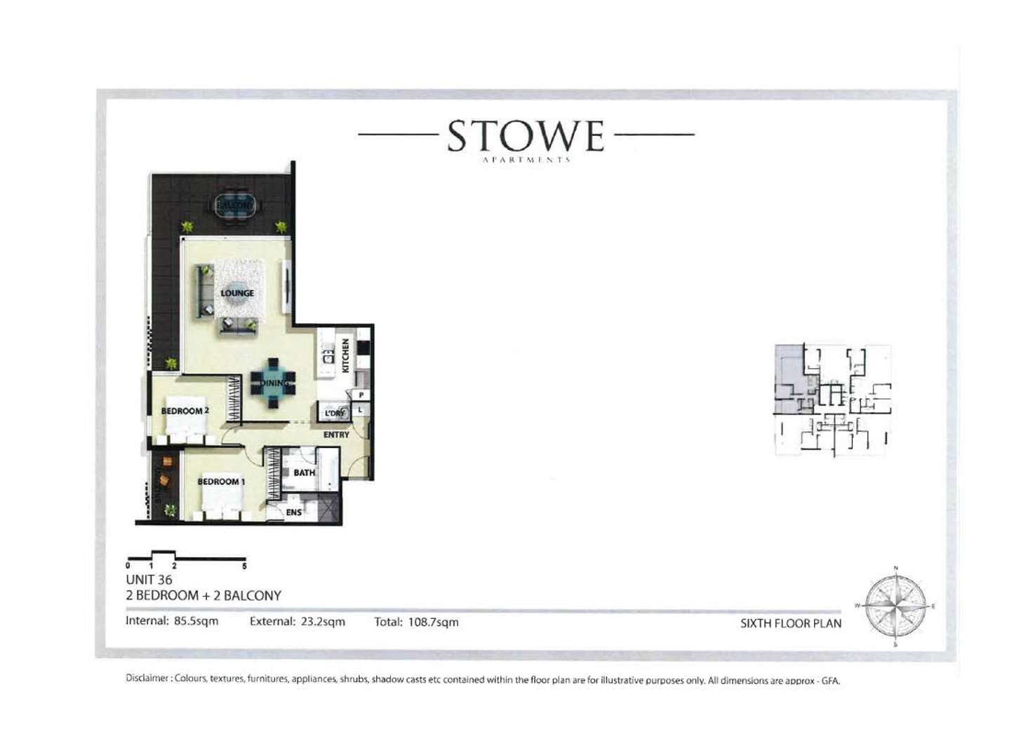 Floorplan of Homely apartment listing, 36/47 Stowe Avenue, Campbelltown NSW 2560