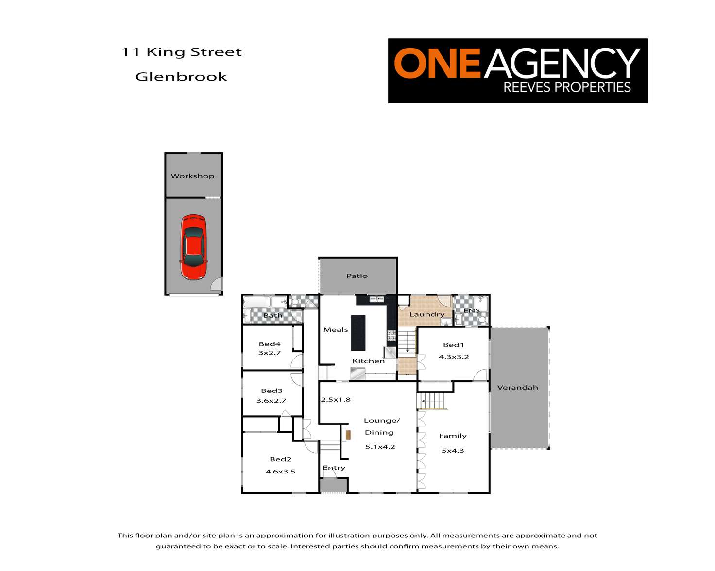 Floorplan of Homely house listing, 11 King Street, Glenbrook NSW 2773