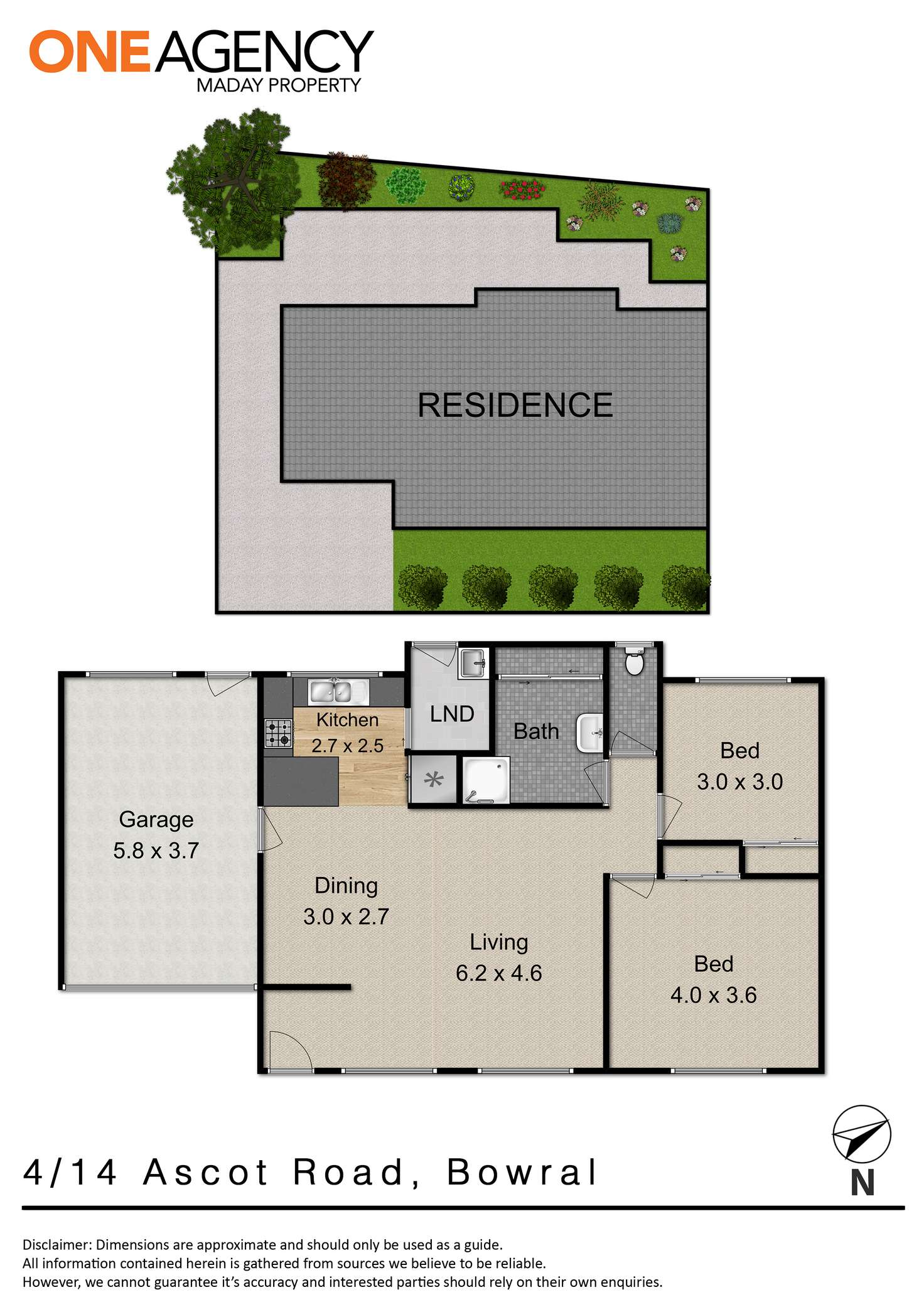 Floorplan of Homely villa listing, 4/14 Ascot Road, Bowral NSW 2576