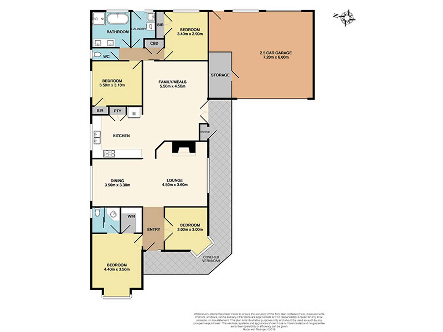 Floorplan of Homely house listing, 36 County Drive, Berwick VIC 3806