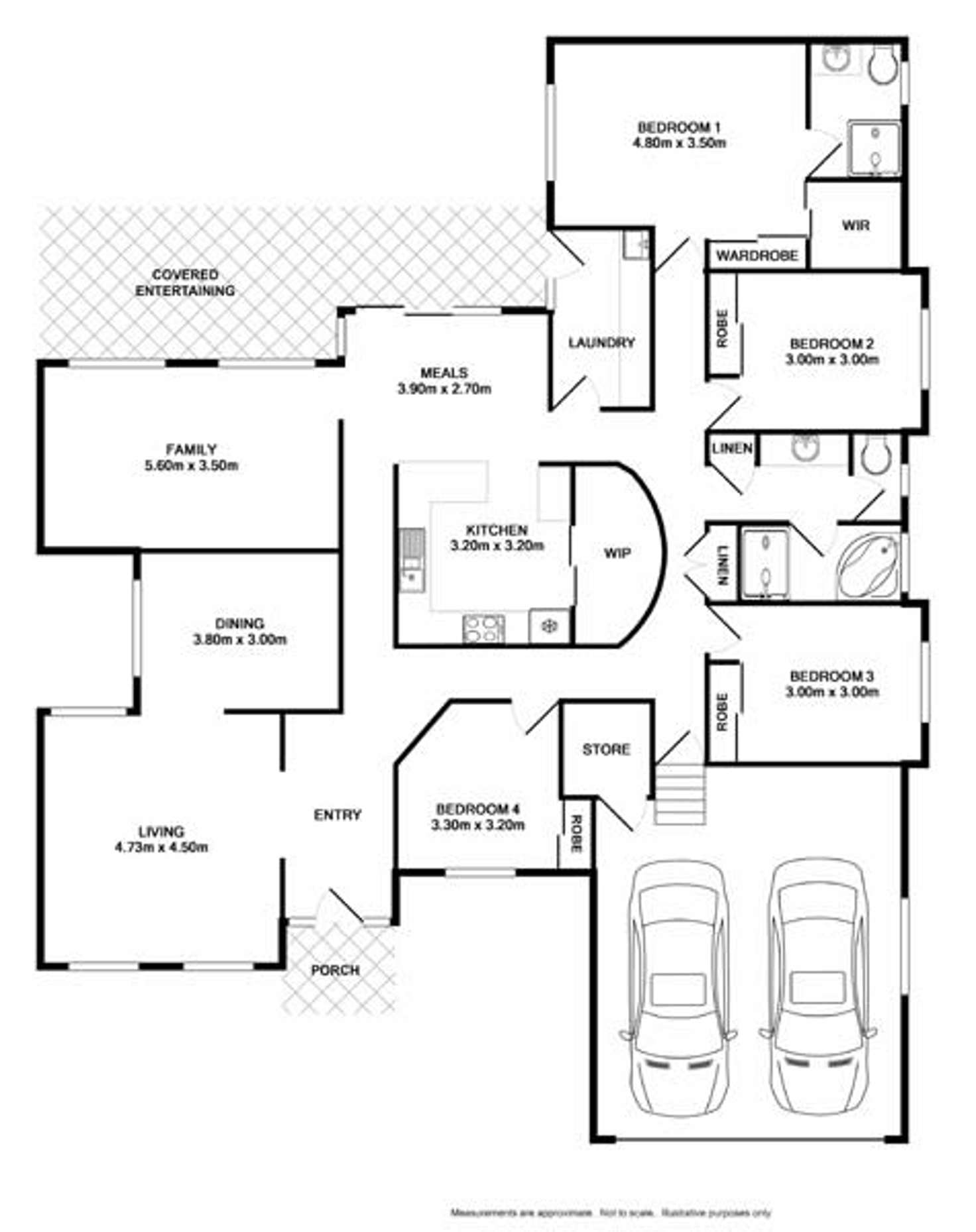 Floorplan of Homely house listing, 34 Heysen Street, Abbotsbury NSW 2176