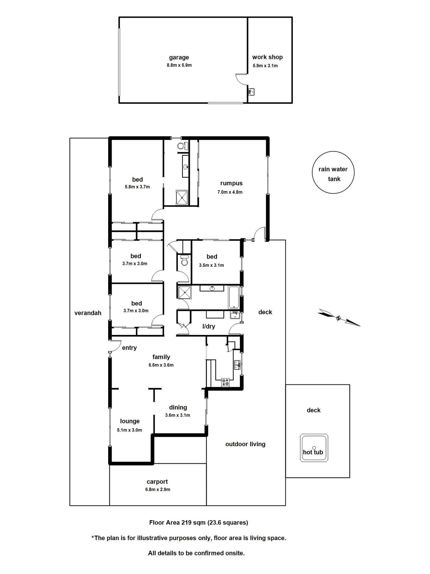 Floorplan of Homely house listing, 1 Reserve Road, Belgrave VIC 3160