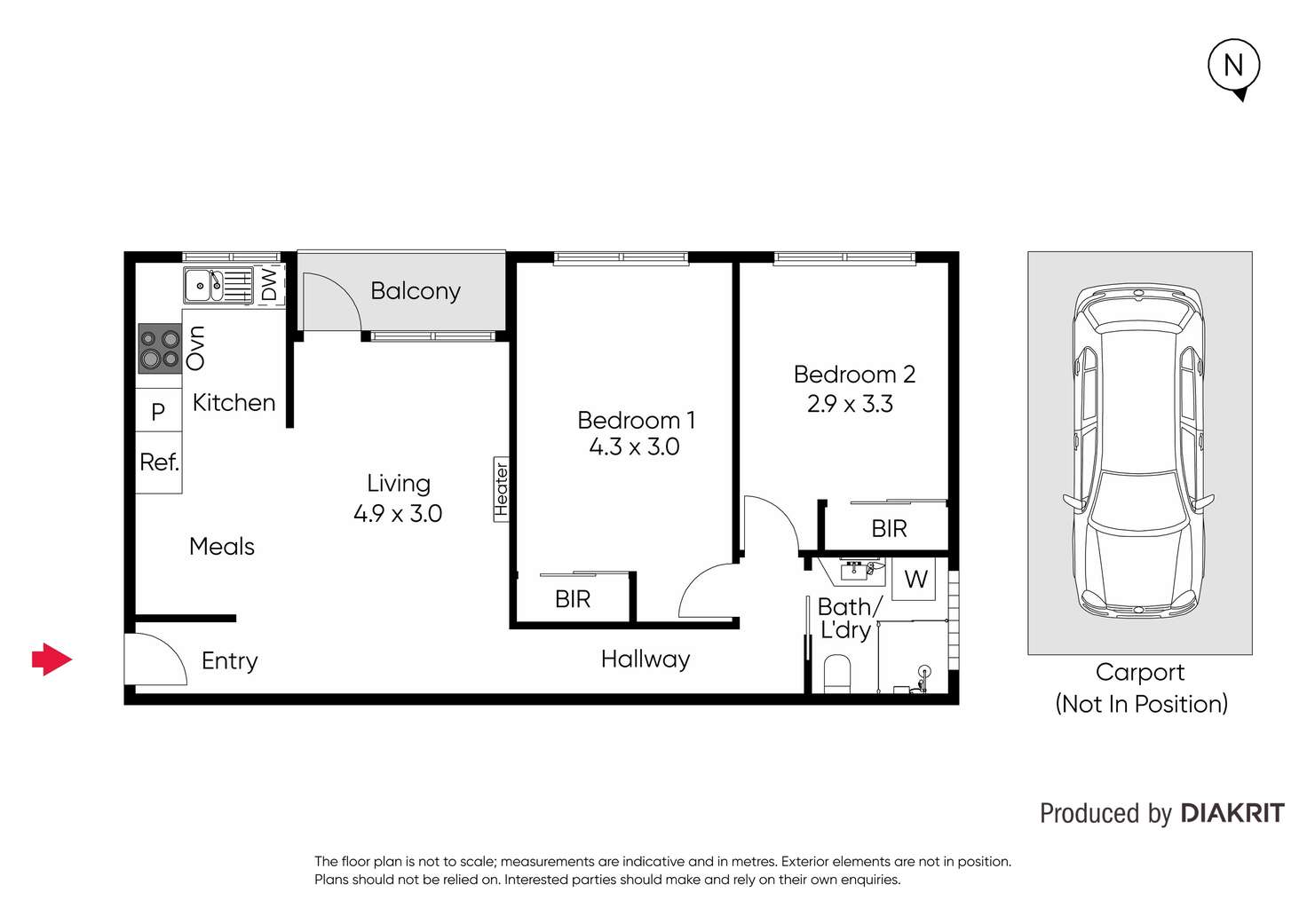 Floorplan of Homely apartment listing, 10/51 Kooyong Road, Armadale VIC 3143