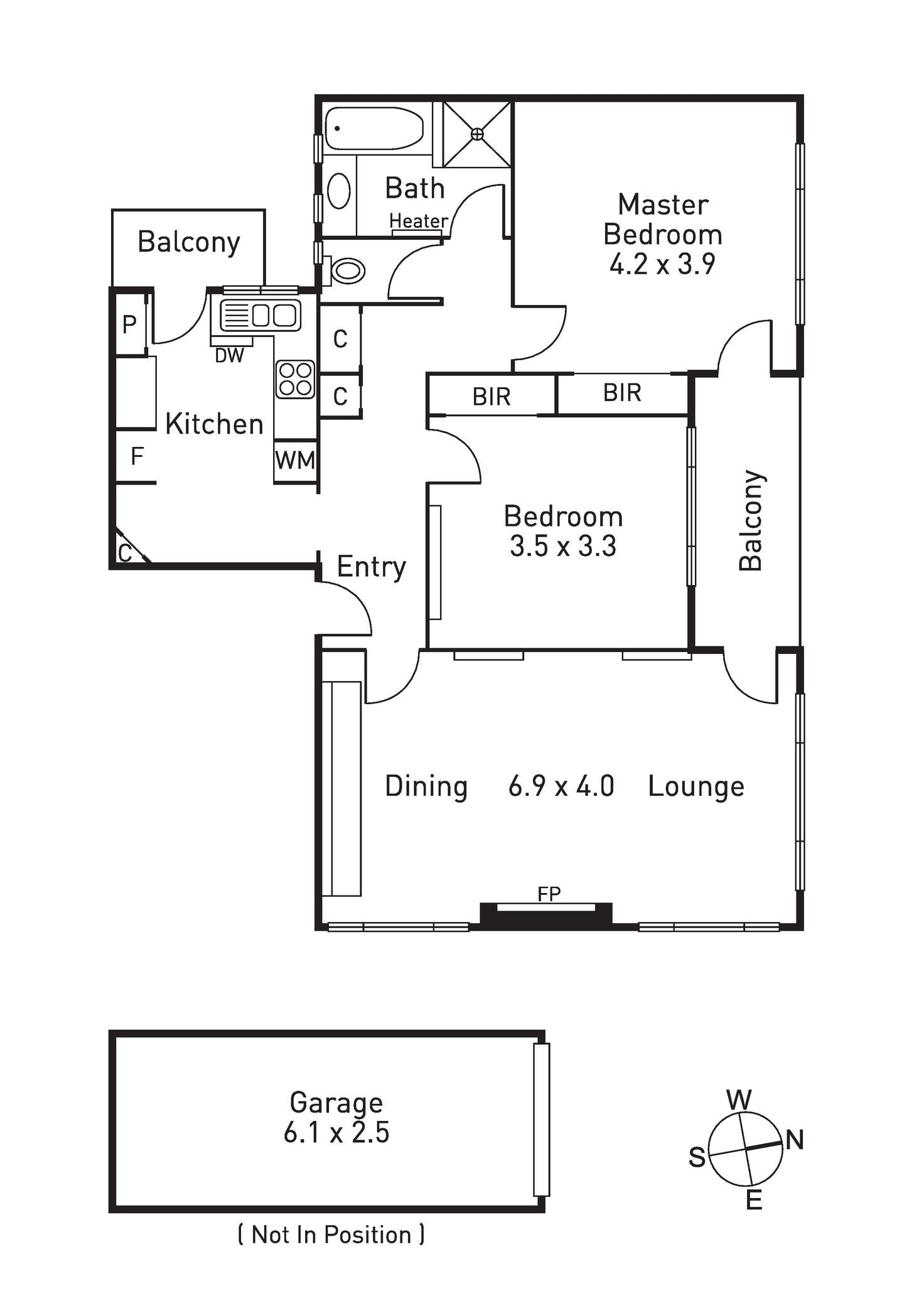 Floorplan of Homely apartment listing, 7/10 Hopetoun Road, Toorak VIC 3142