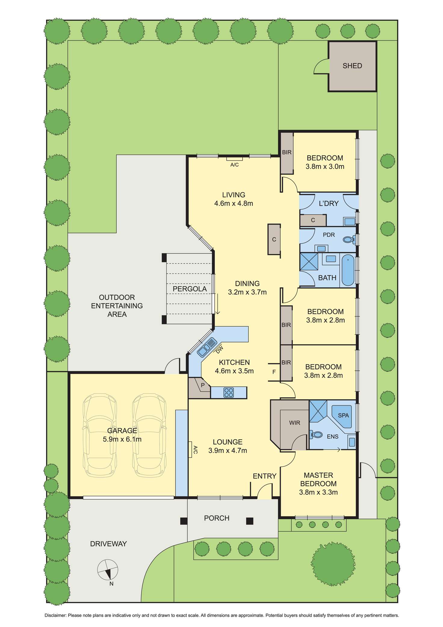 Floorplan of Homely house listing, 33 Timbertop Drive, Doreen VIC 3754