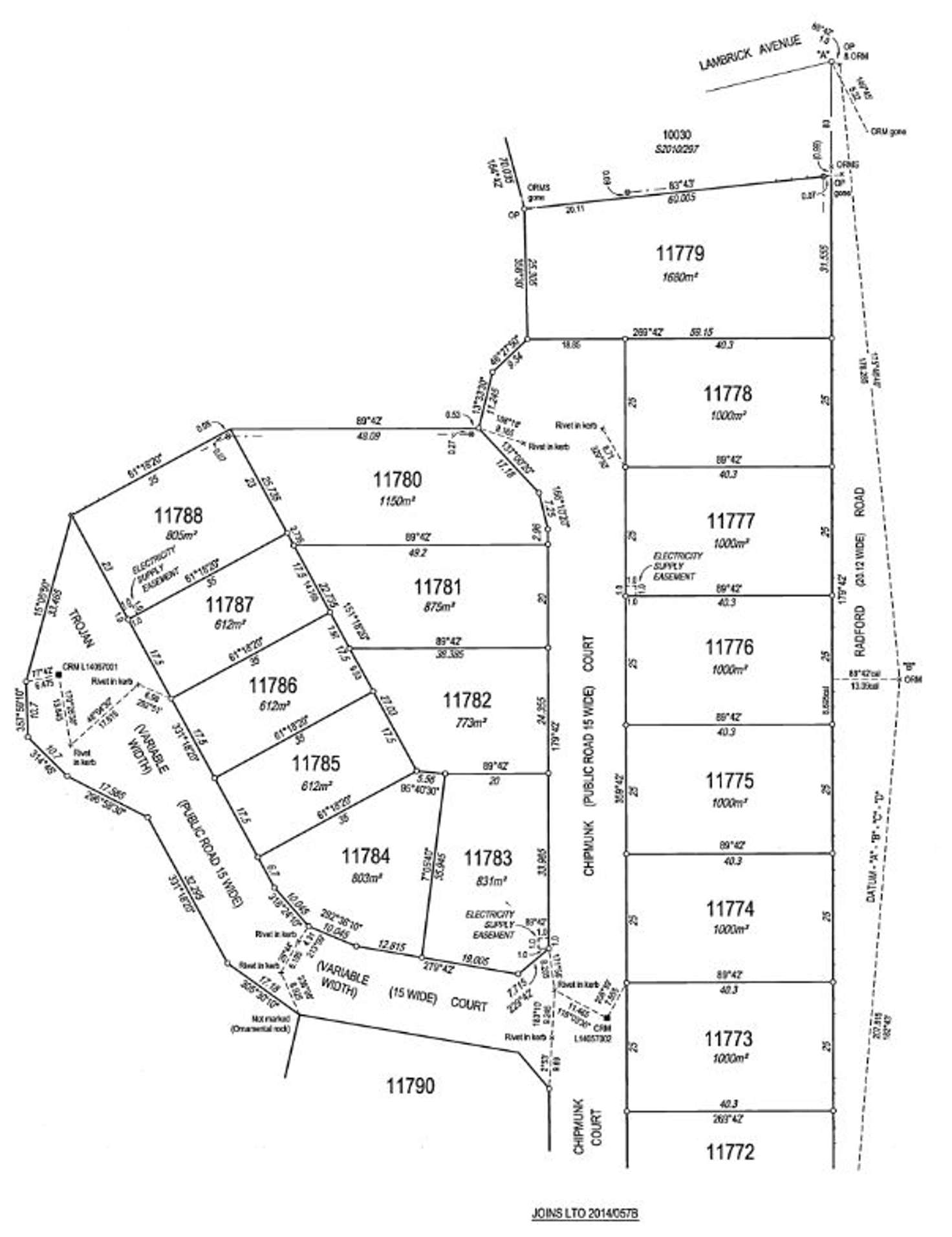 Floorplan of Homely residentialLand listing, 18 Chipmunk Court, Zuccoli NT 832