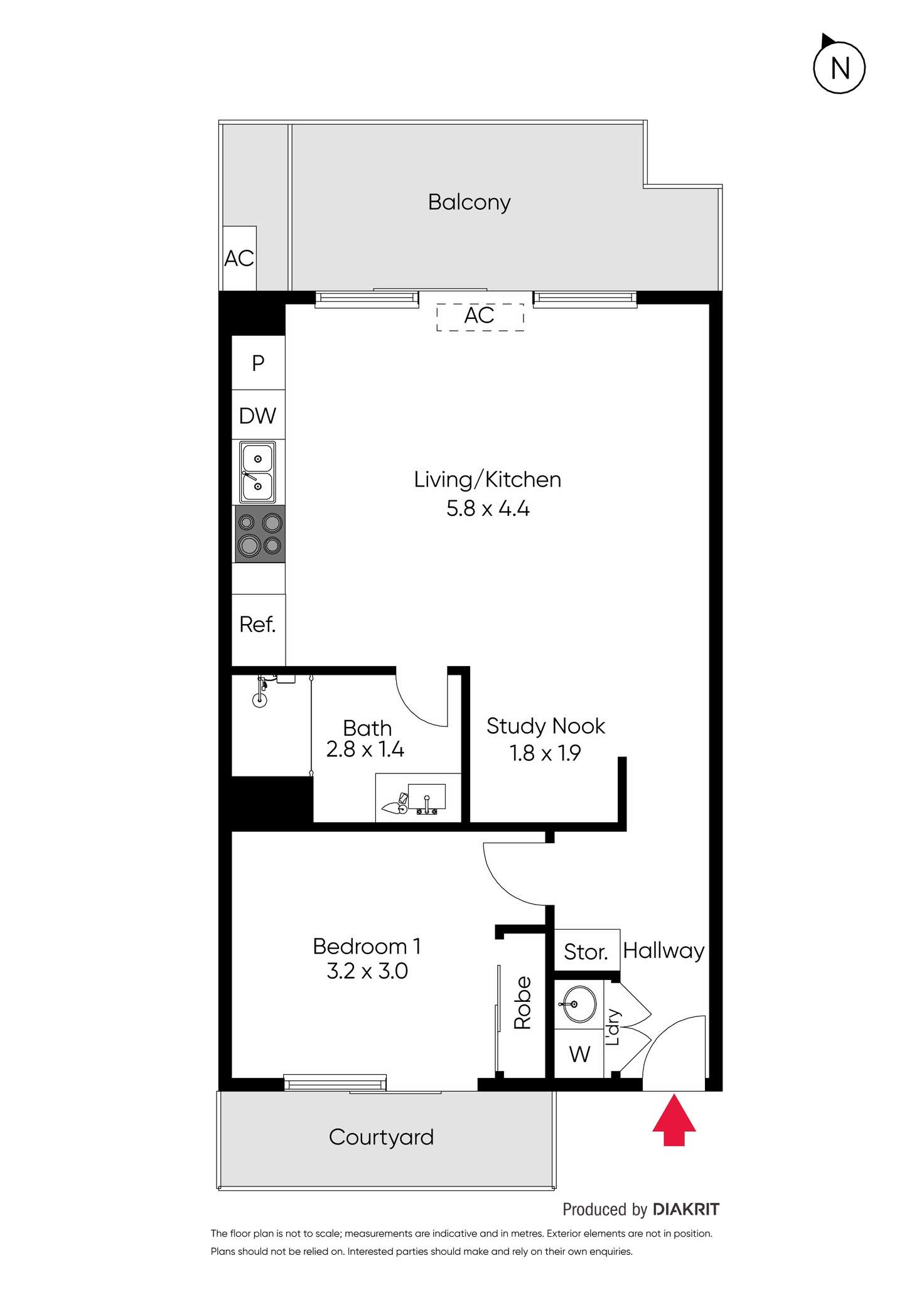 Floorplan of Homely apartment listing, 103/44 Beach Street, Frankston VIC 3199