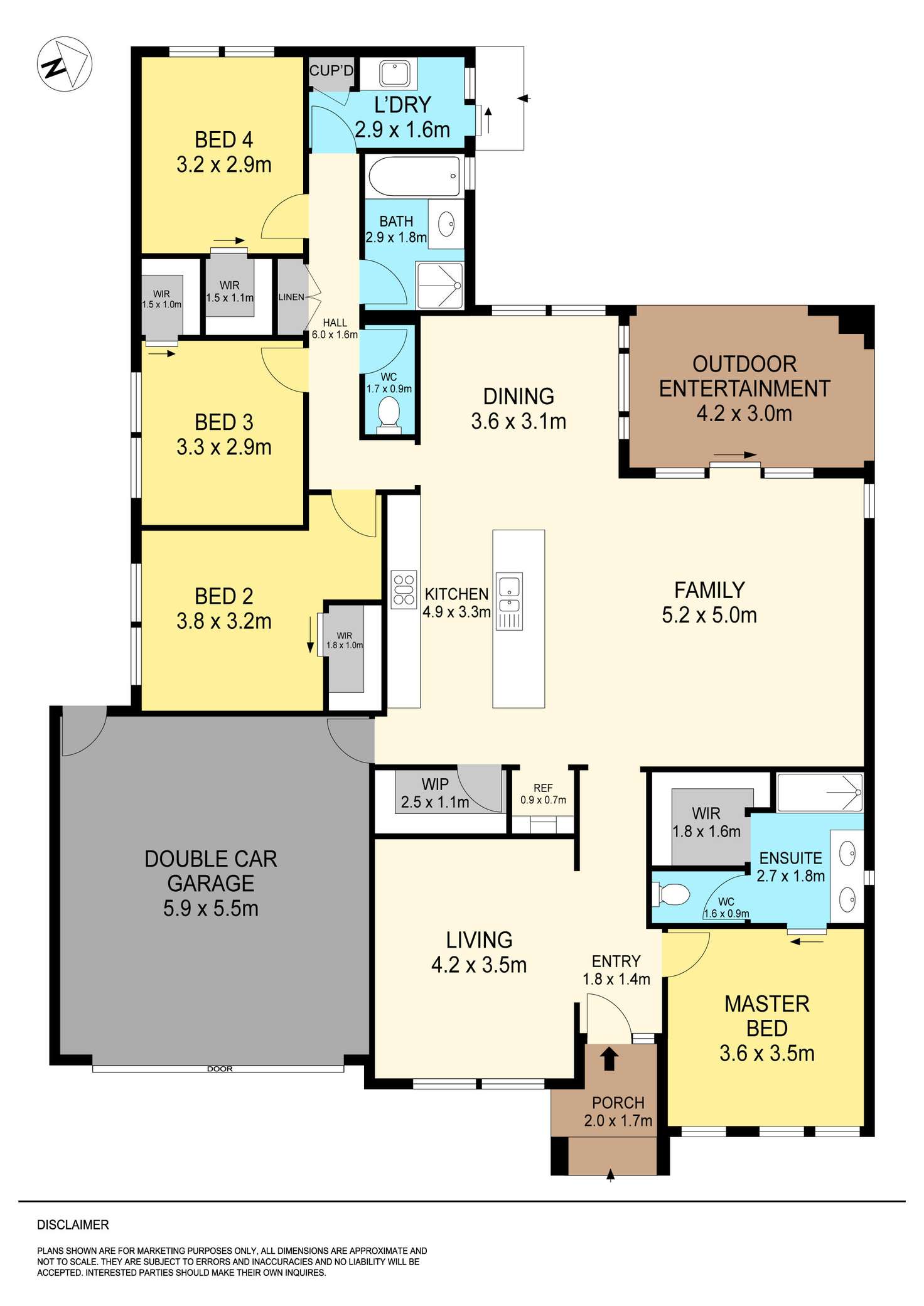 Floorplan of Homely house listing, 62 Learmonth Street, Alfredton VIC 3350