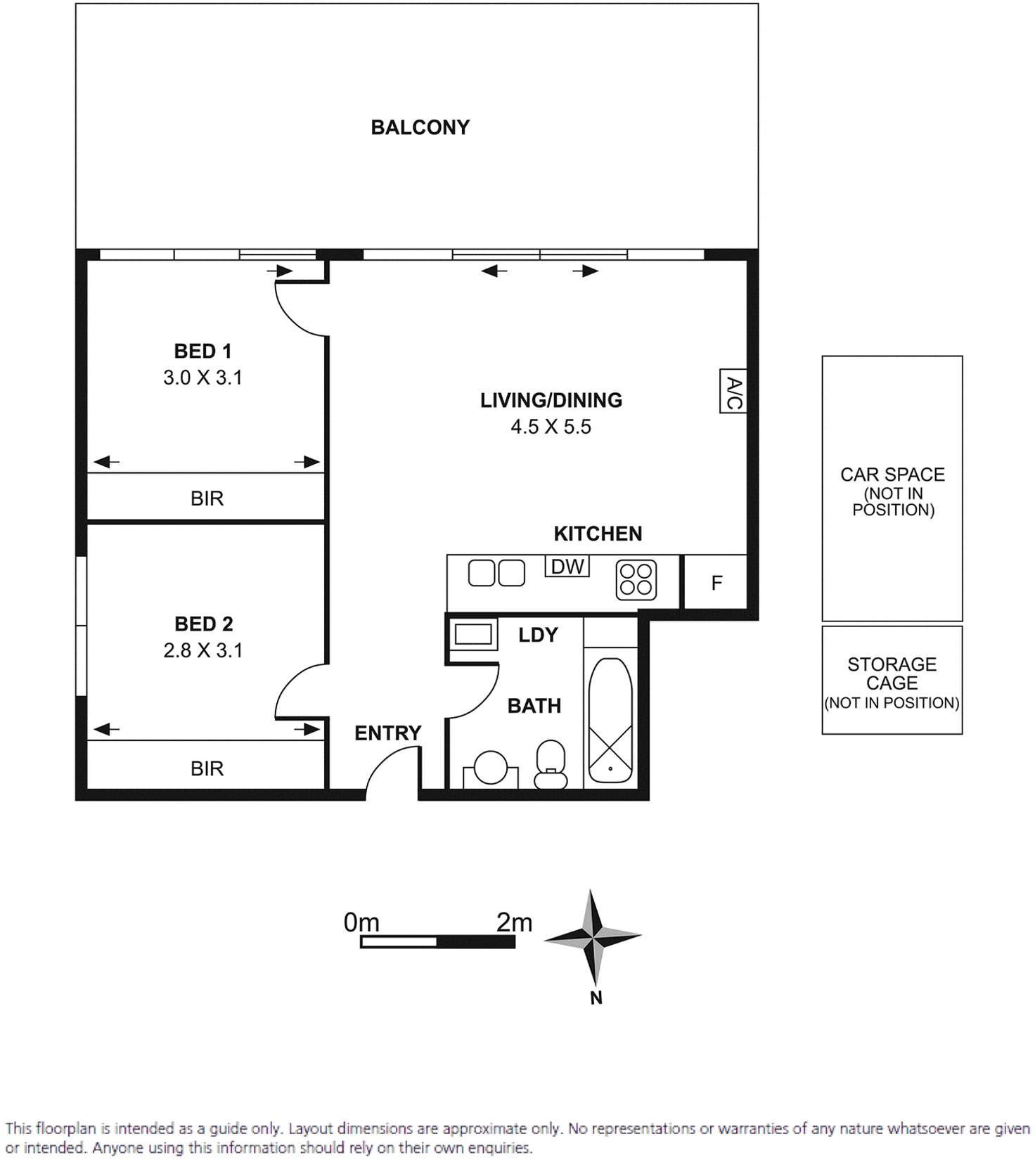 Floorplan of Homely apartment listing, 501/486 Victoria Street, Richmond VIC 3121