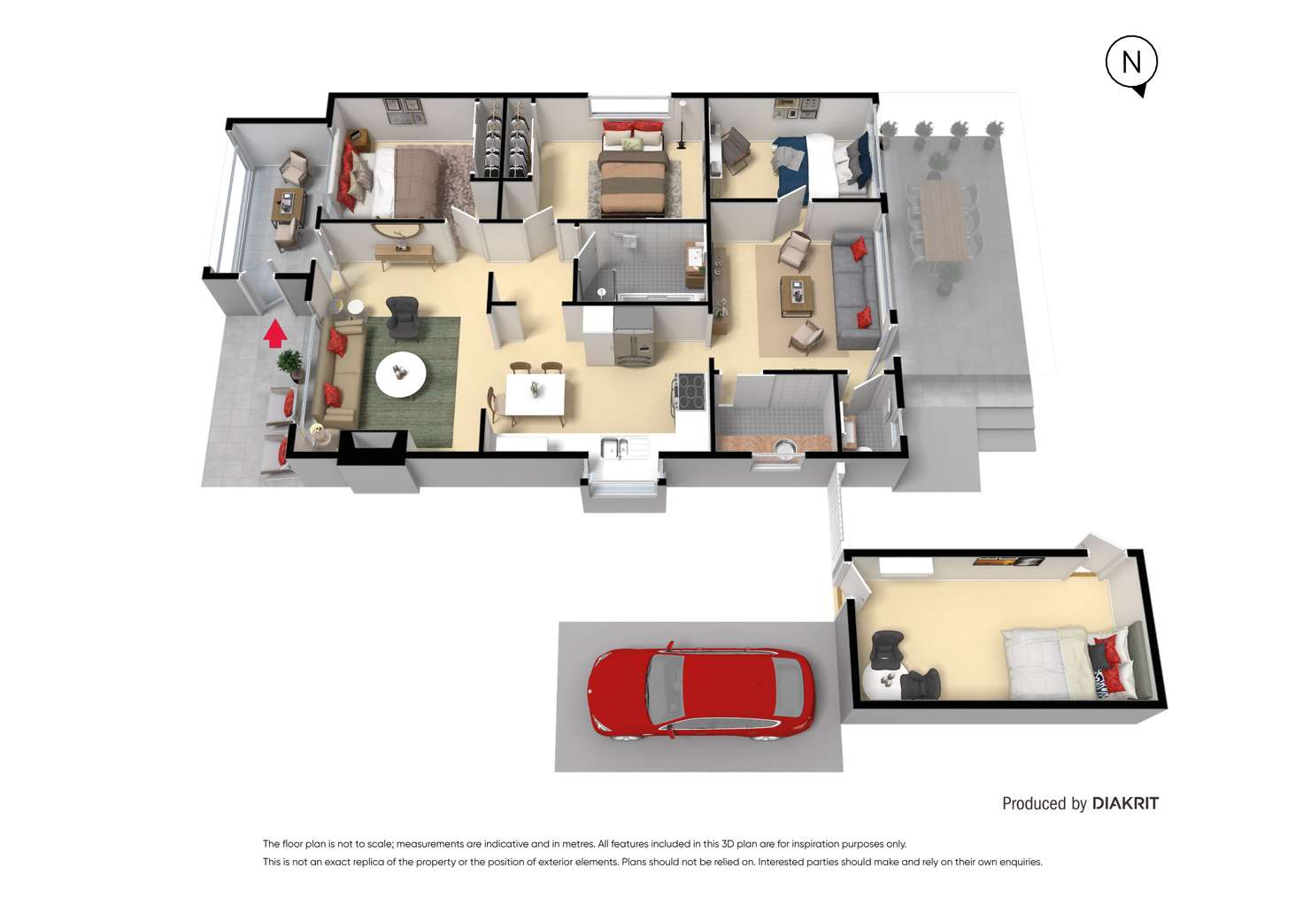 Floorplan of Homely house listing, 40 Frankston - Flinders Road, Frankston VIC 3199