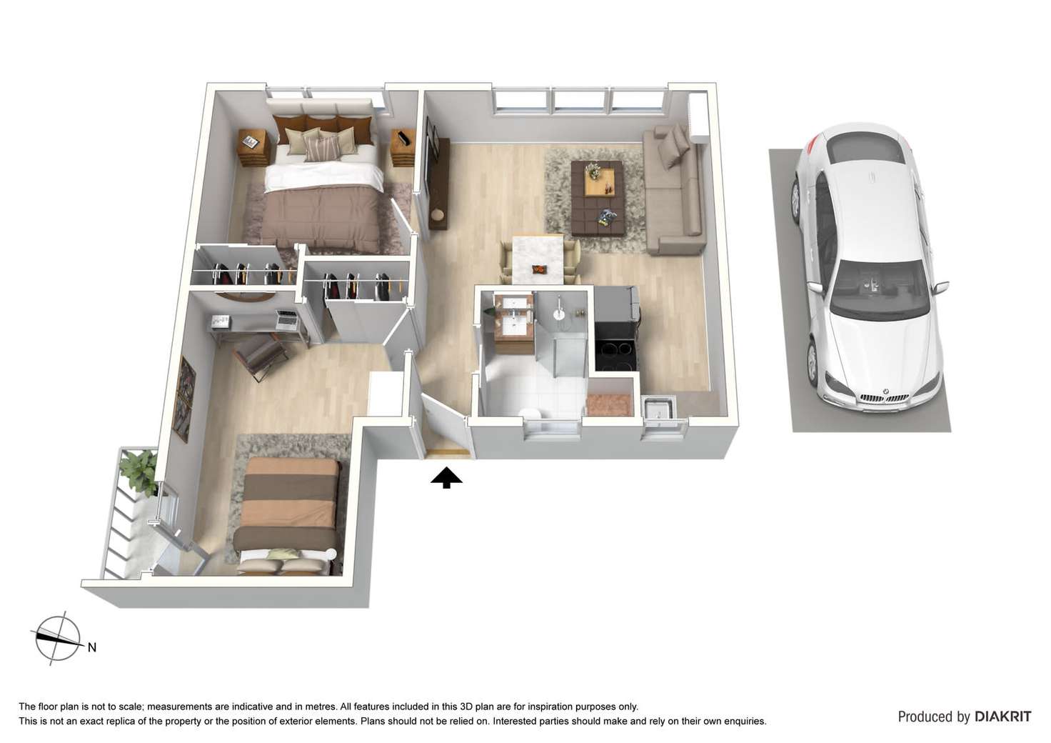 Floorplan of Homely apartment listing, 13/193 Inkerman Street, St Kilda VIC 3182
