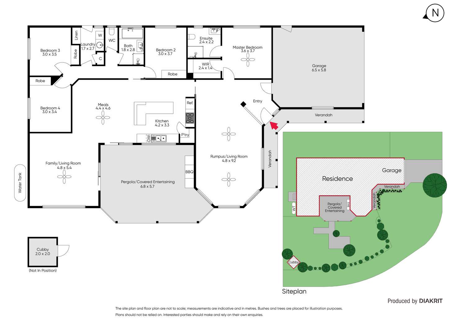 Floorplan of Homely house listing, 6 Stretton Place, Wyndham Vale VIC 3024