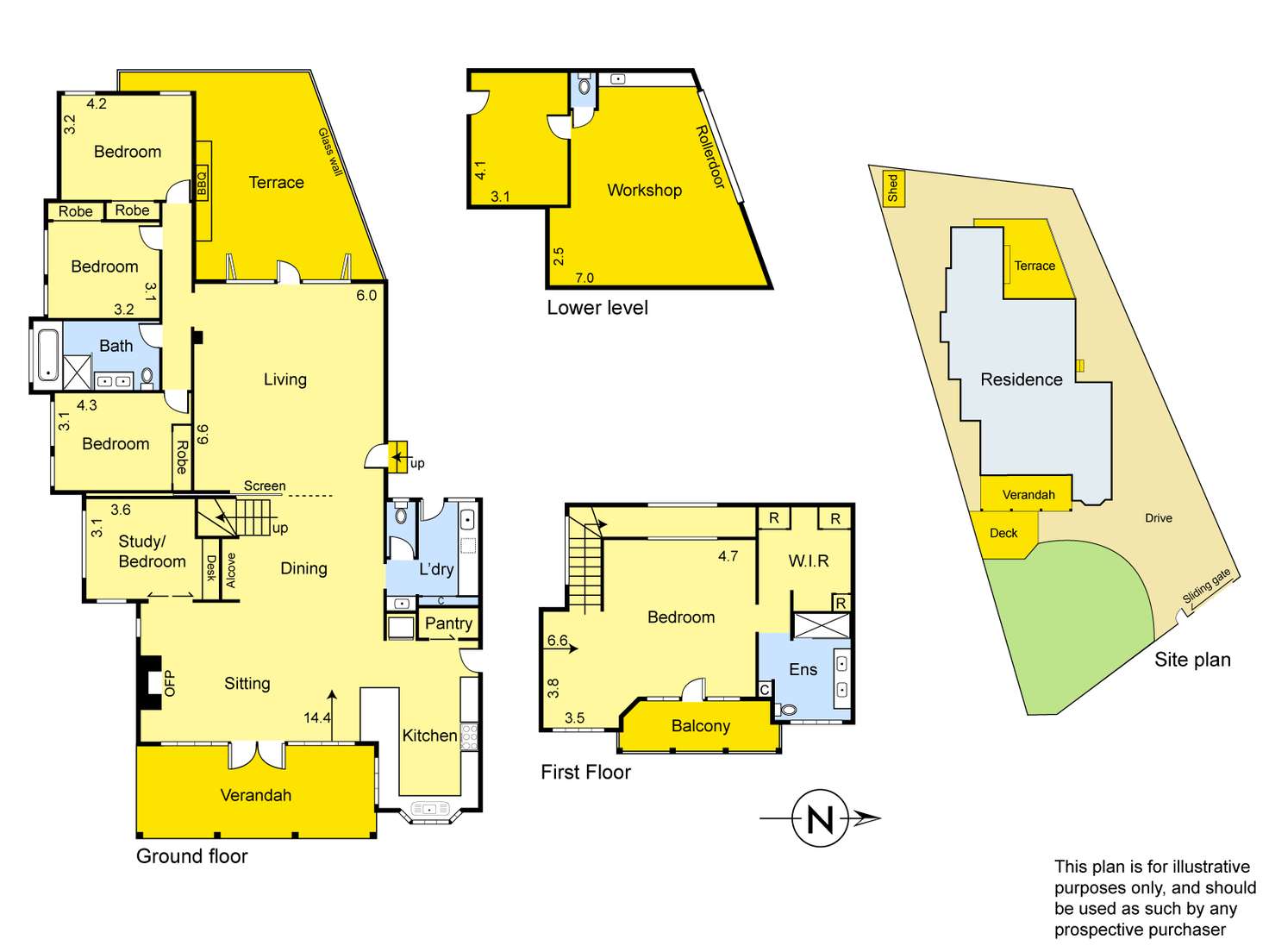 Floorplan of Homely house listing, 1 Ironbark Road, Diamond Creek VIC 3089