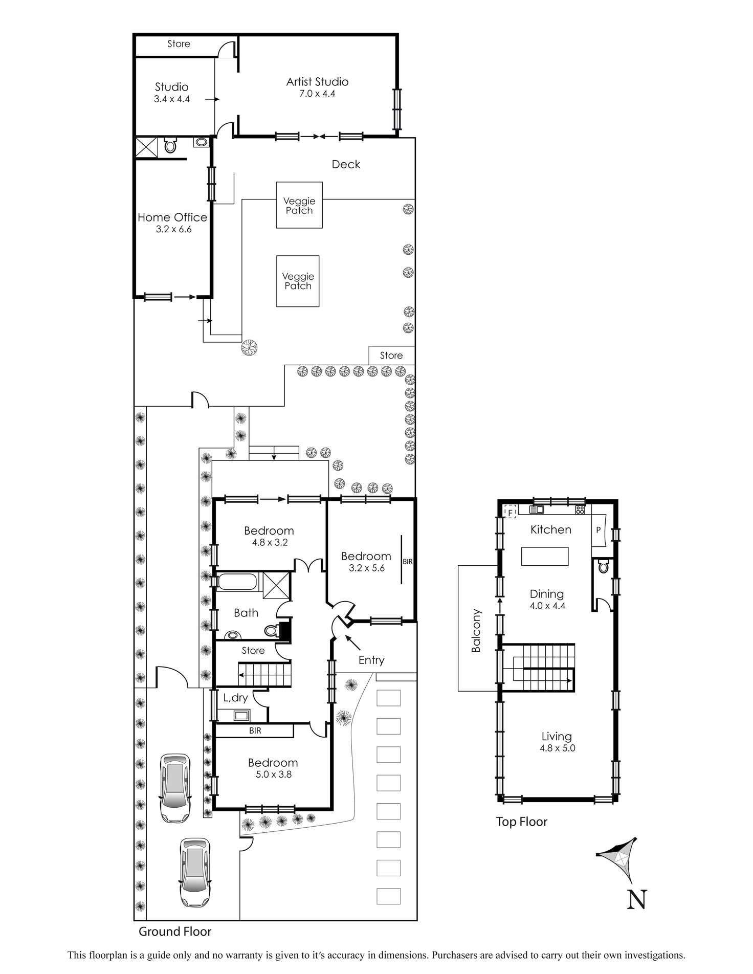Floorplan of Homely house listing, 48 Retreat Road, Hampton VIC 3188