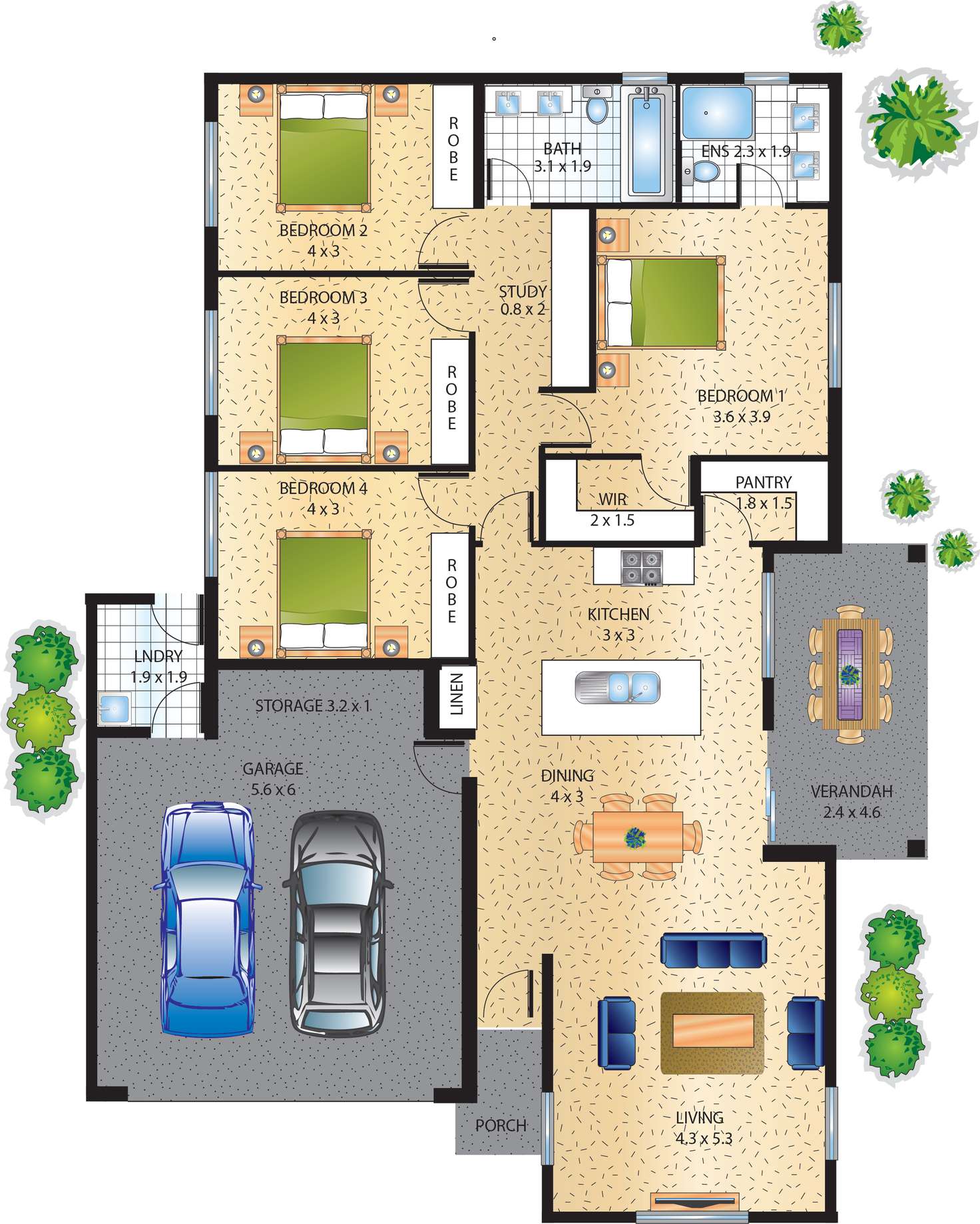 Floorplan of Homely house listing, 38 Withnall Circuit, Muirhead NT 810