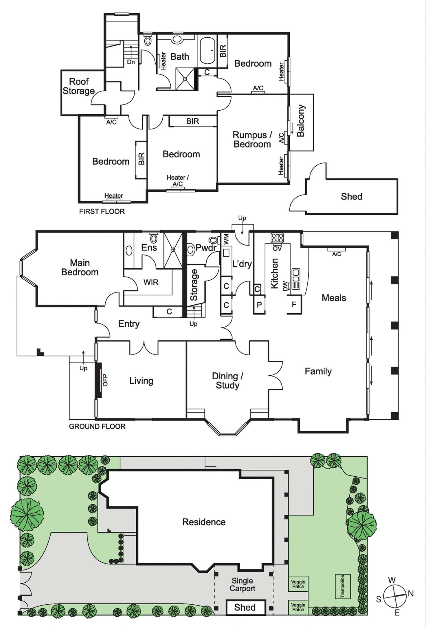 Floorplan of Homely house listing, 425 Glen Eira Road, Caulfield North VIC 3161