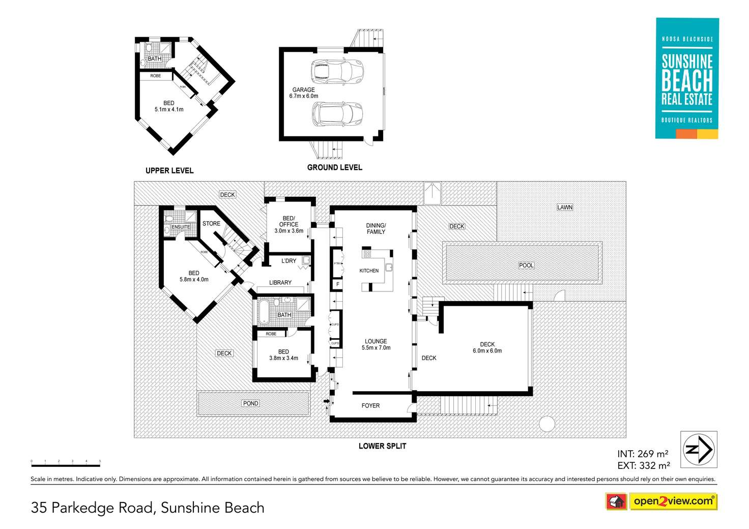 Floorplan of Homely house listing, 35 Parkedge Road, Sunshine Beach QLD 4567