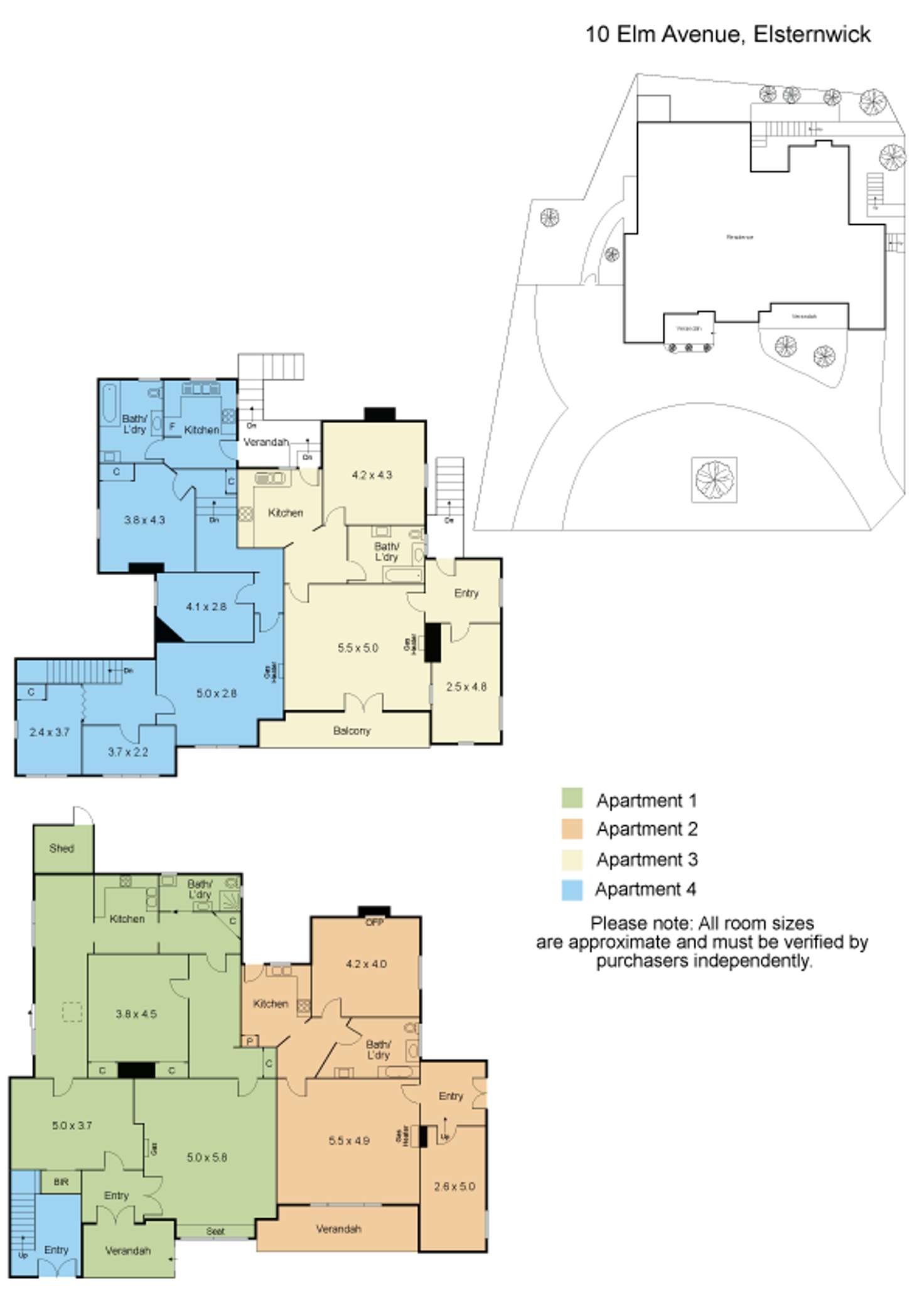 Floorplan of Homely apartment listing, 2/10 Elm Avenue, Elsternwick VIC 3185