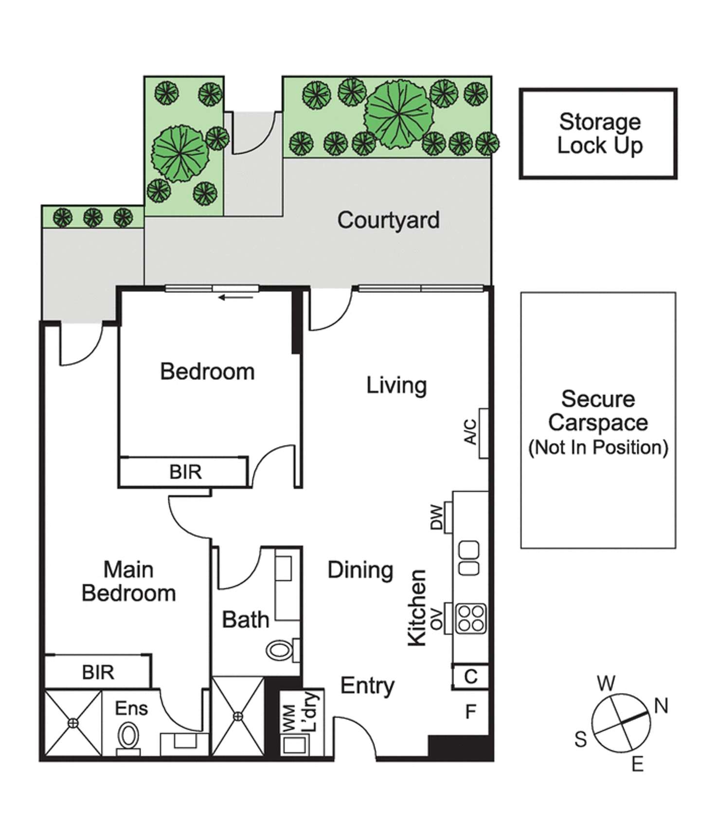 Floorplan of Homely apartment listing, 3/328-330 Neerim Road, Carnegie VIC 3163