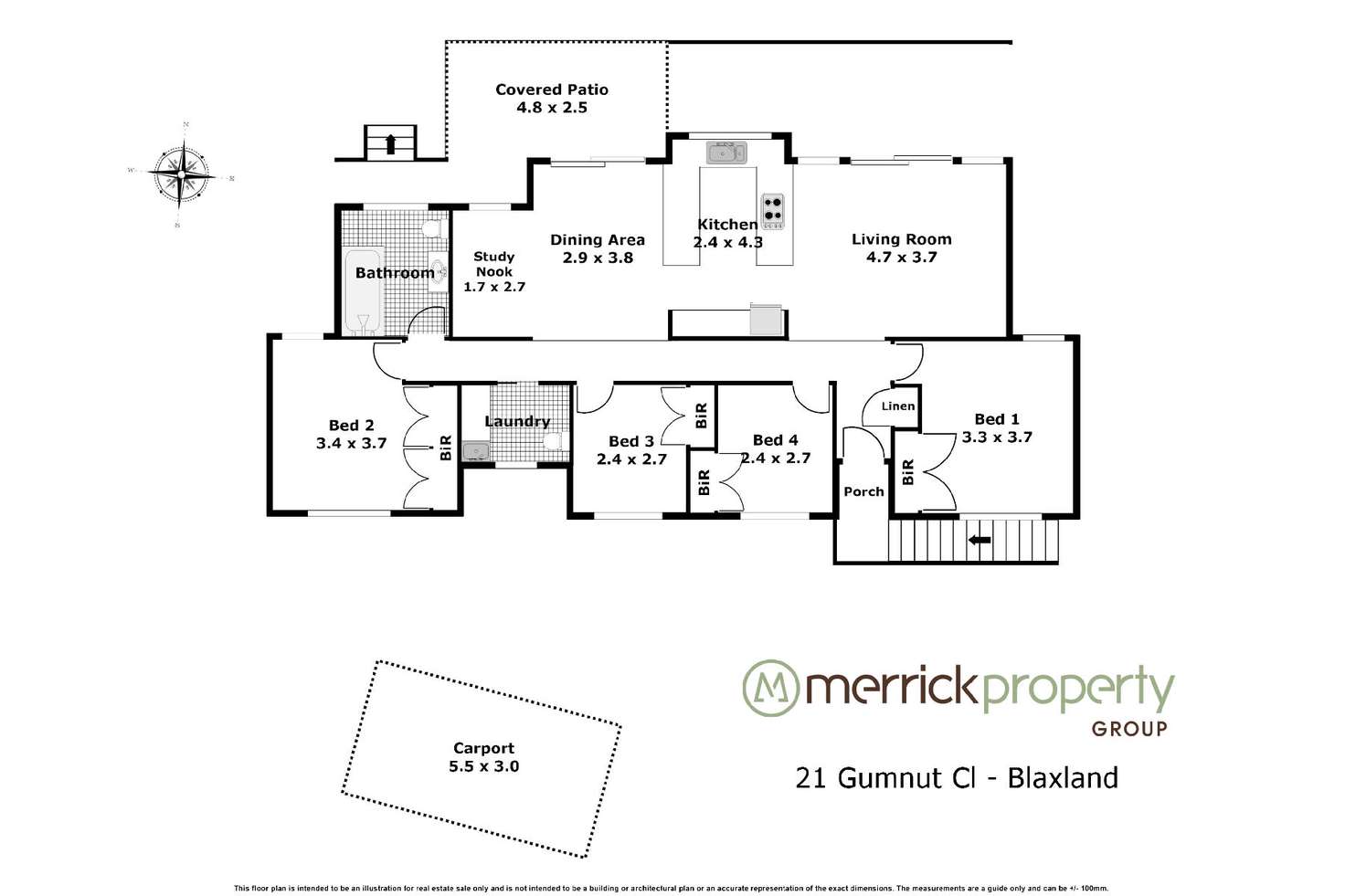 Floorplan of Homely house listing, 21 Gumnut Close, Blaxland NSW 2774