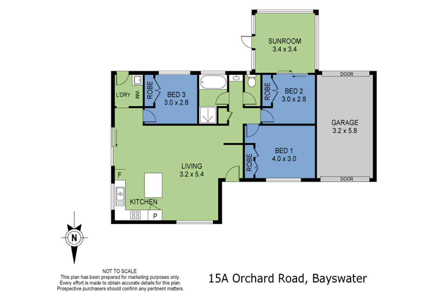 Floorplan of Homely house listing, 15A Orchard Road, Bayswater VIC 3153