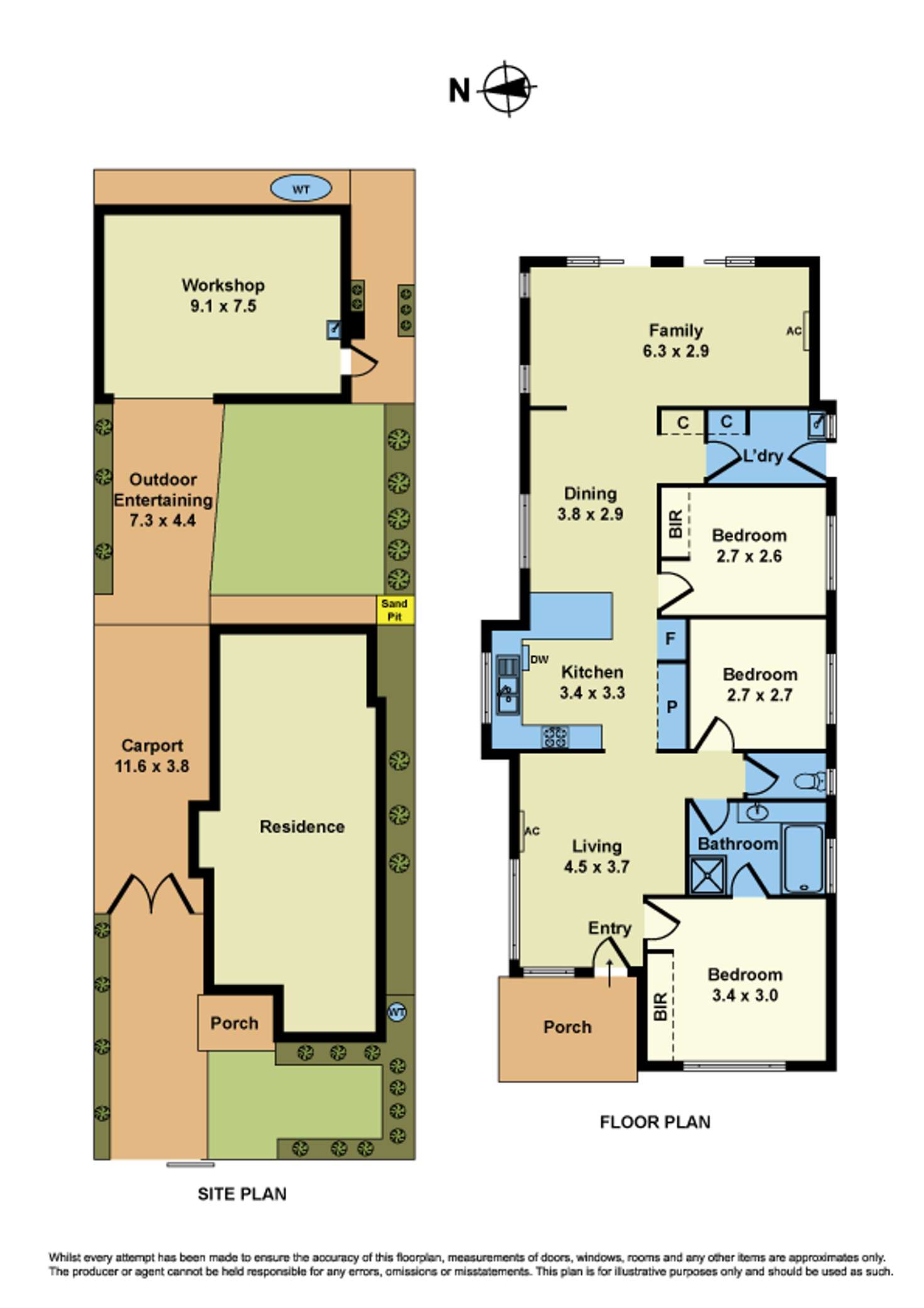 Floorplan of Homely house listing, 11 Henry Drive, Altona Meadows VIC 3028