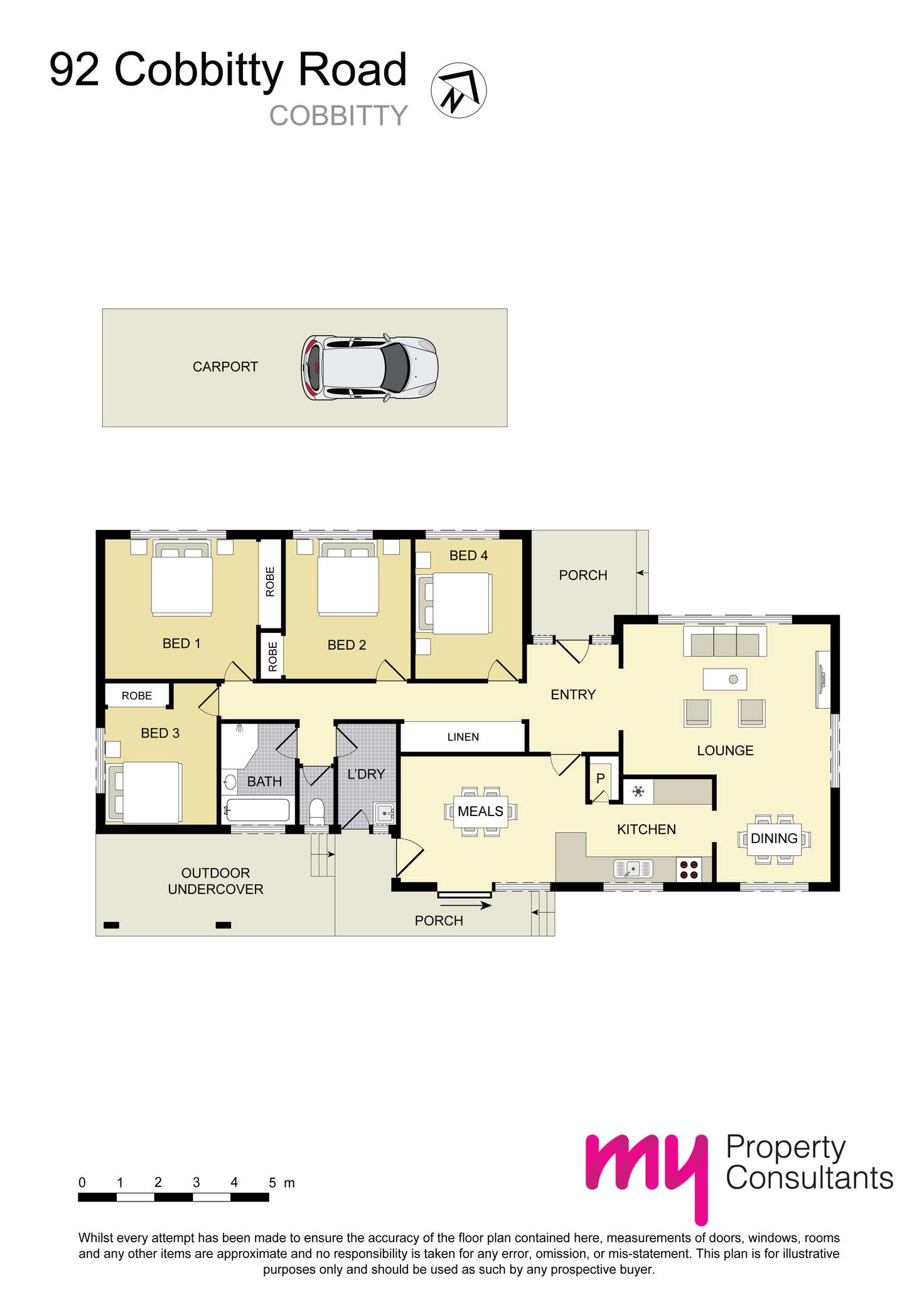 Floorplan of Homely house listing, 92 Cobbitty Road, Cobbitty NSW 2570
