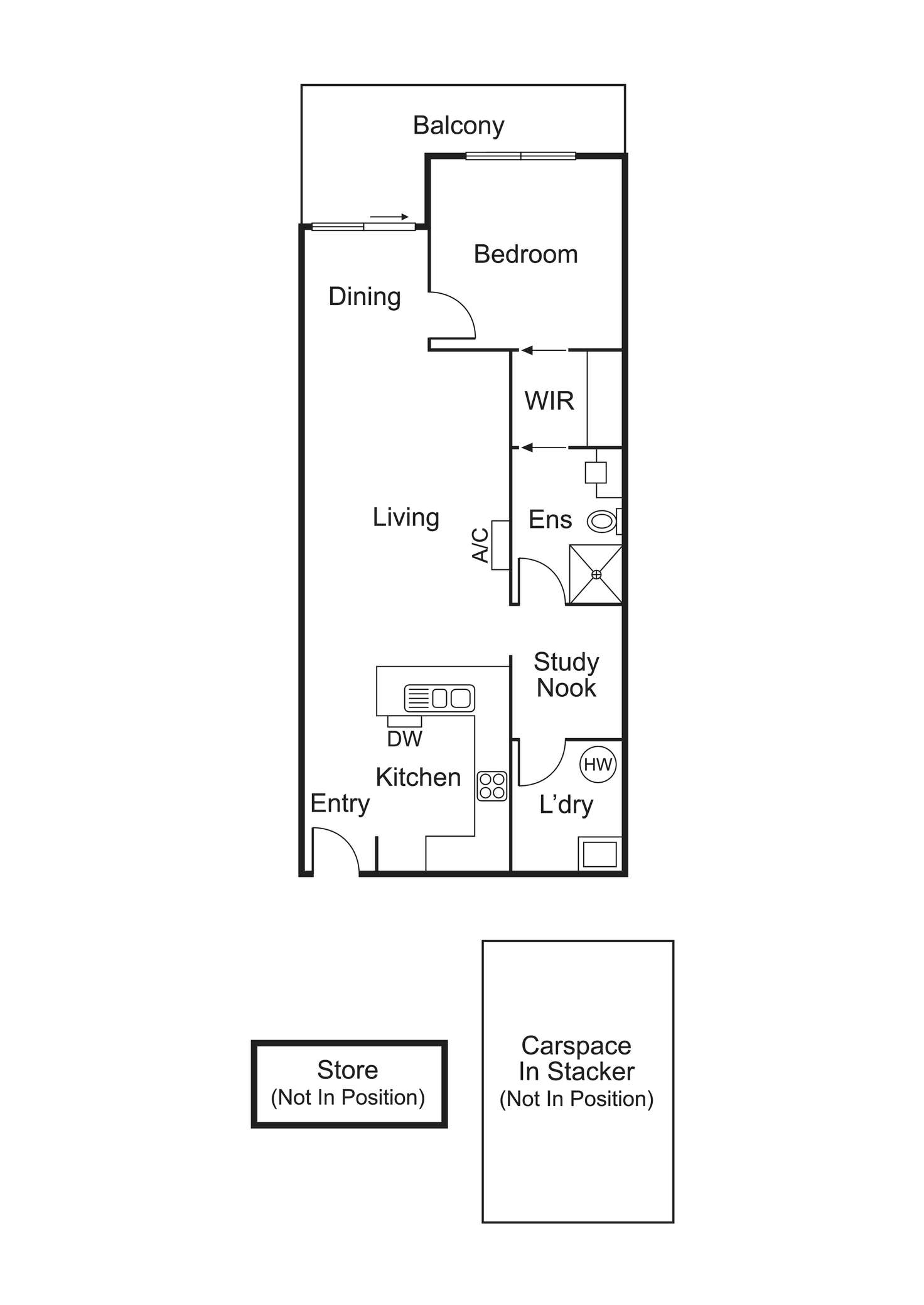 Floorplan of Homely apartment listing, 24/76 East Boundary Road, Bentleigh East VIC 3165