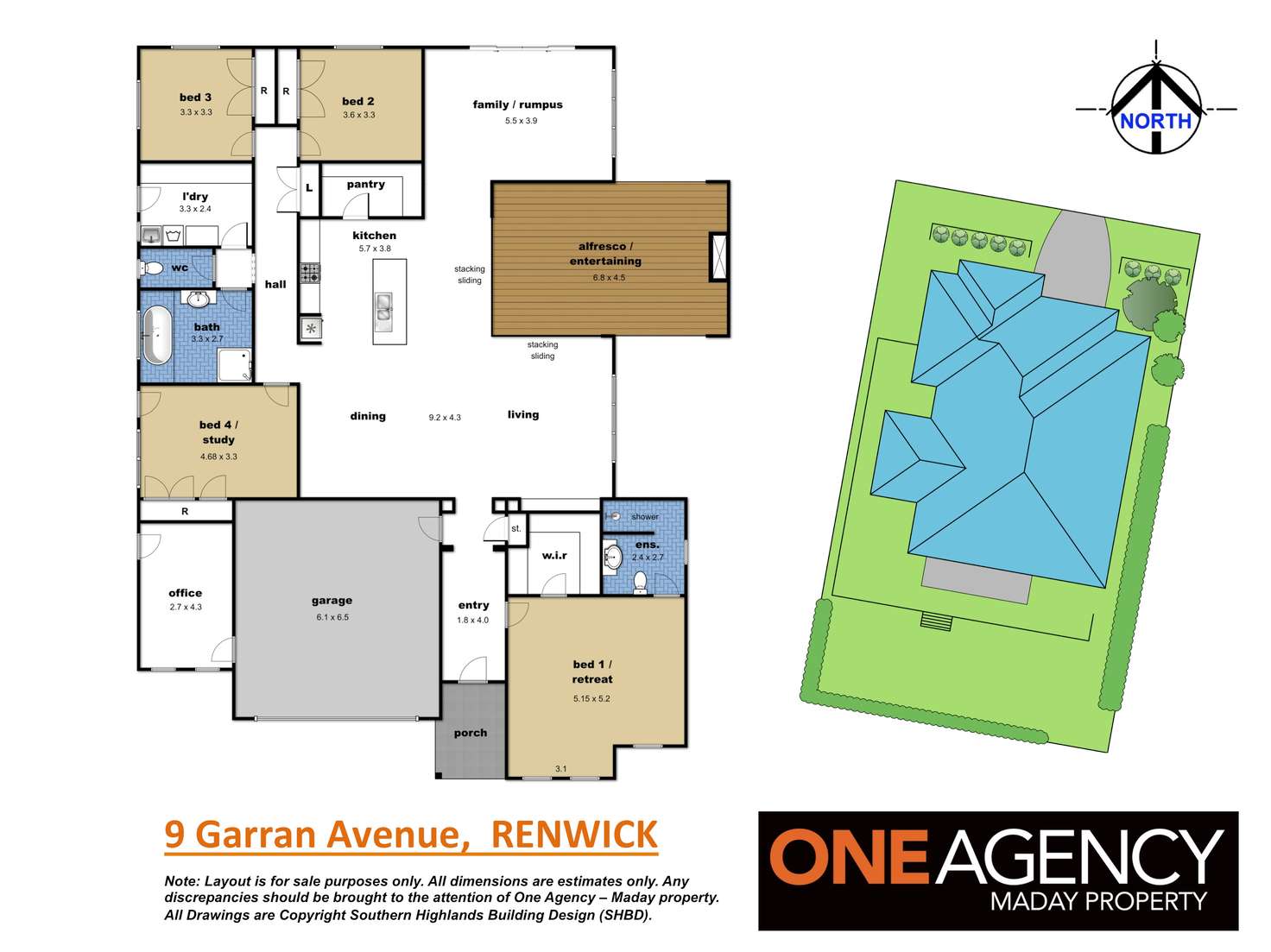 Floorplan of Homely house listing, 9 Garran Avenue, Mittagong NSW 2575