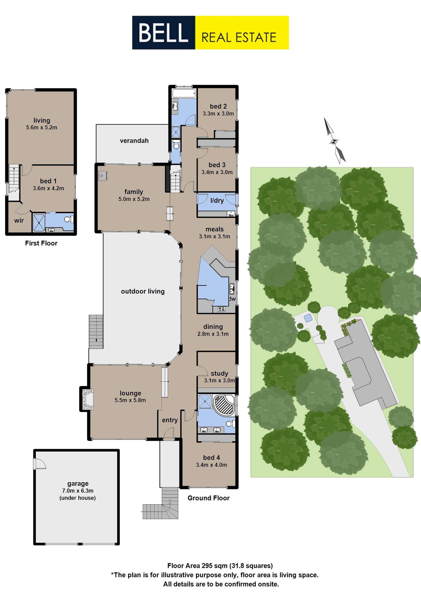 Floorplan of Homely house listing, 1A Kitchener Road, Belgrave VIC 3160