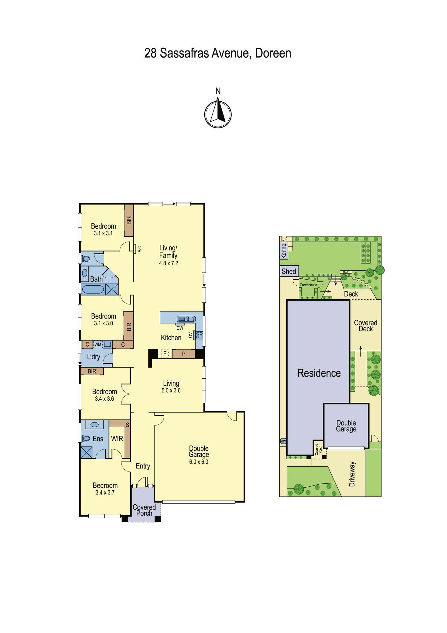 Floorplan of Homely house listing, 28 Sassafras Avenue, Doreen VIC 3754