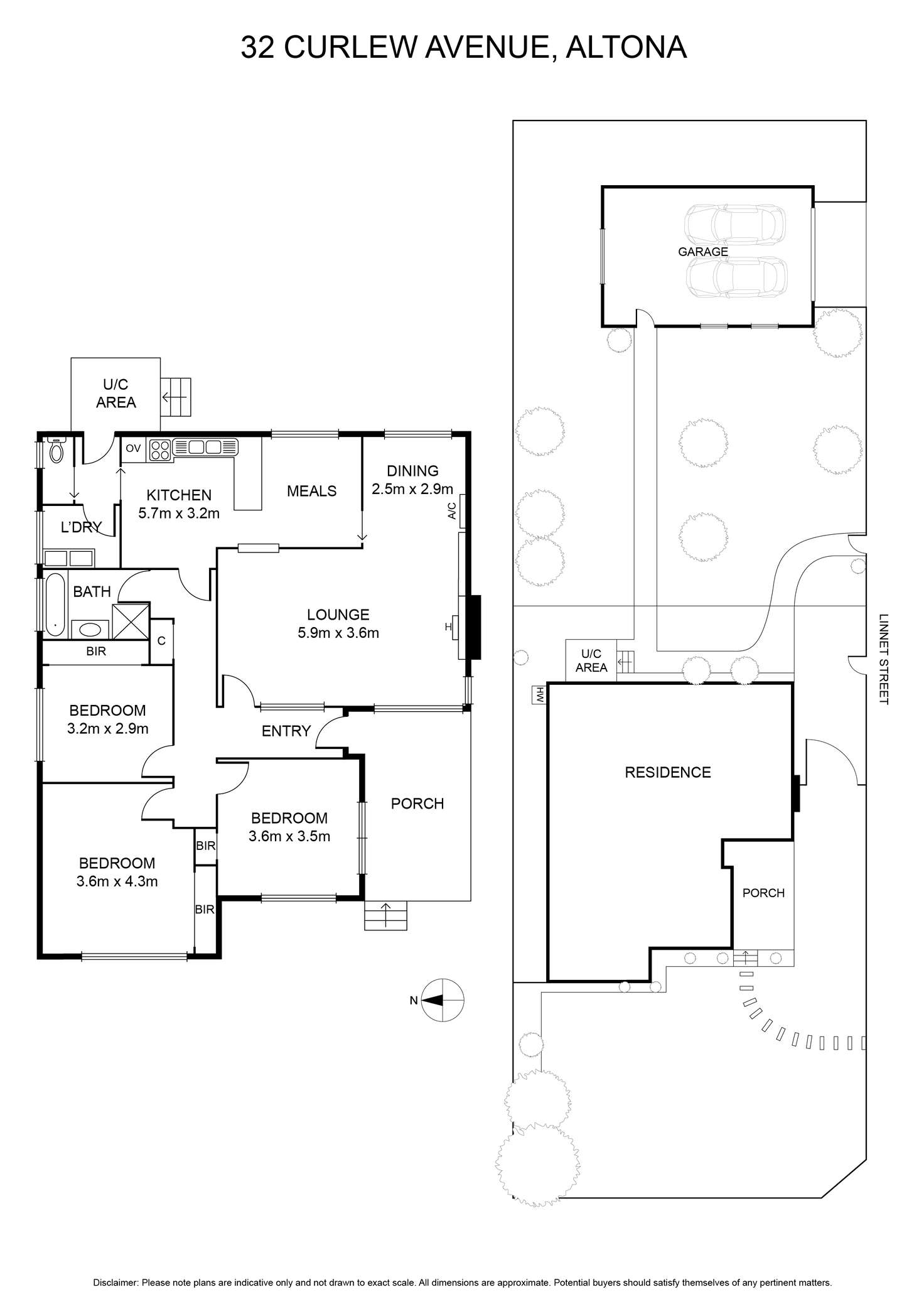 Floorplan of Homely house listing, 32 Curlew Avenue, Altona VIC 3018