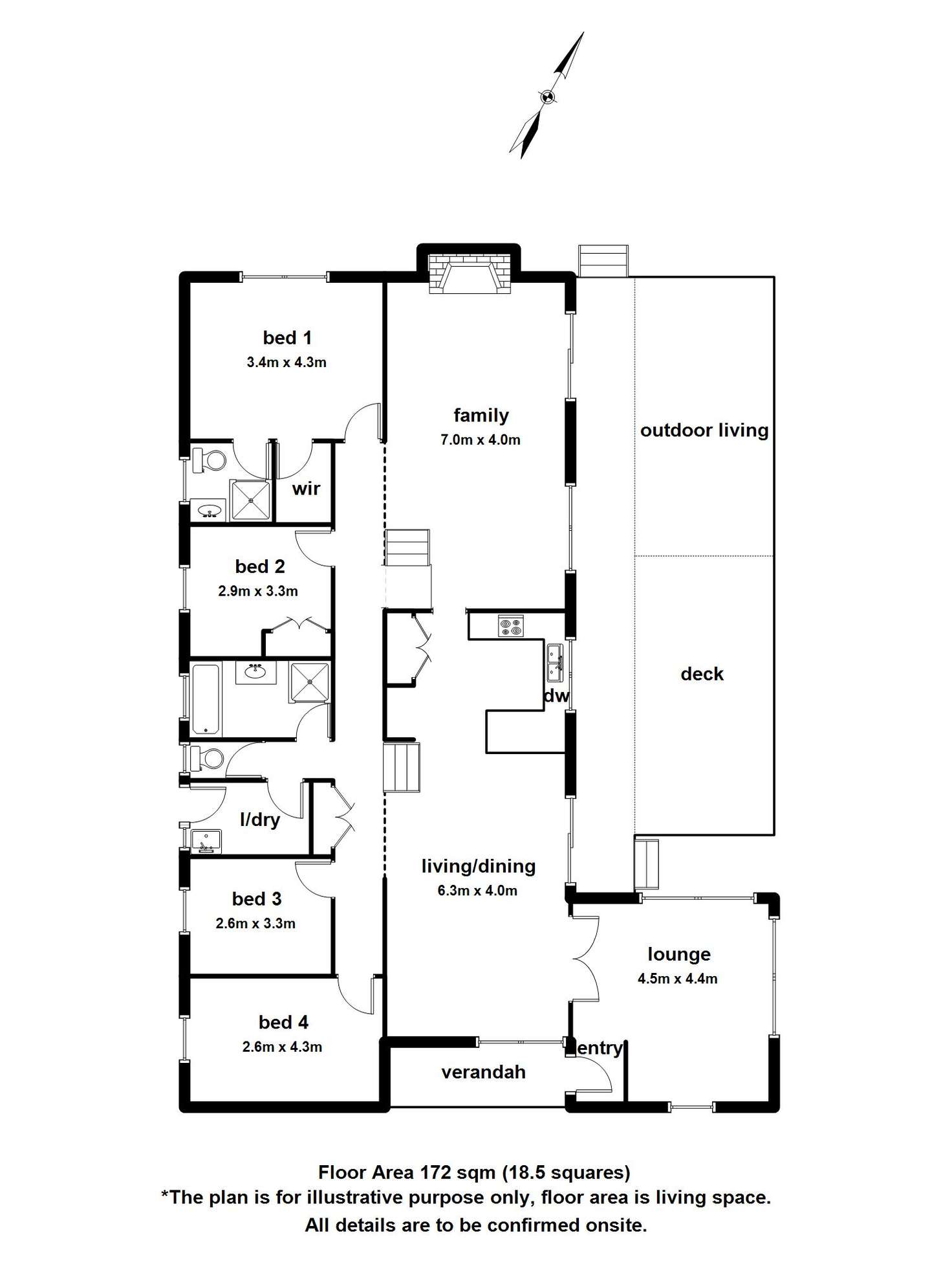 Floorplan of Homely house listing, 6 Manuka Avenue, Belgrave VIC 3160