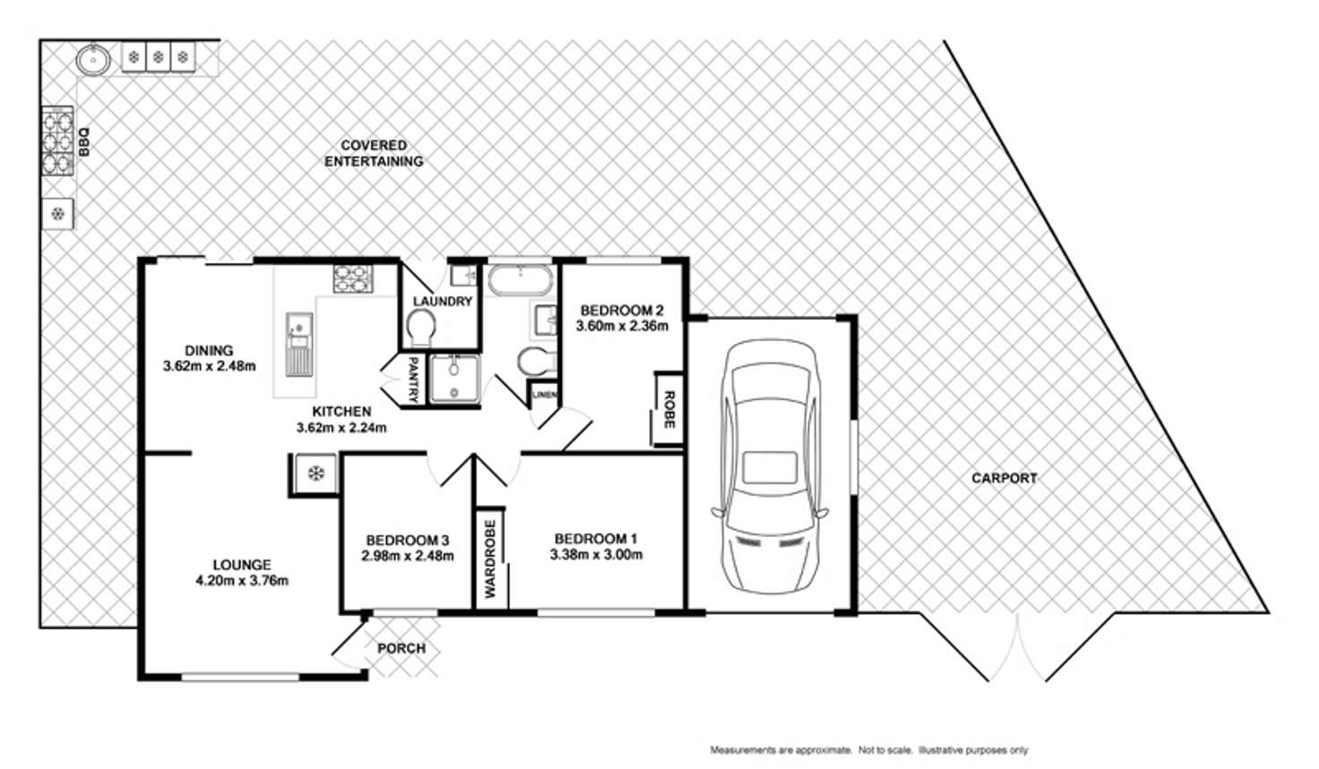 Floorplan of Homely house listing, 5 Rogan Crescent, Prairiewood NSW 2176