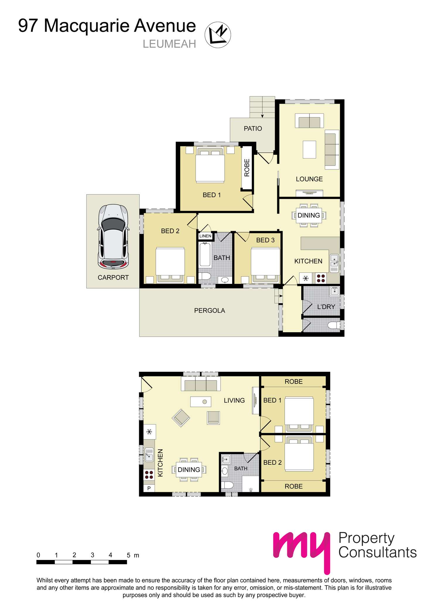 Floorplan of Homely house listing, 97 Macquarie Avenue, Campbelltown NSW 2560